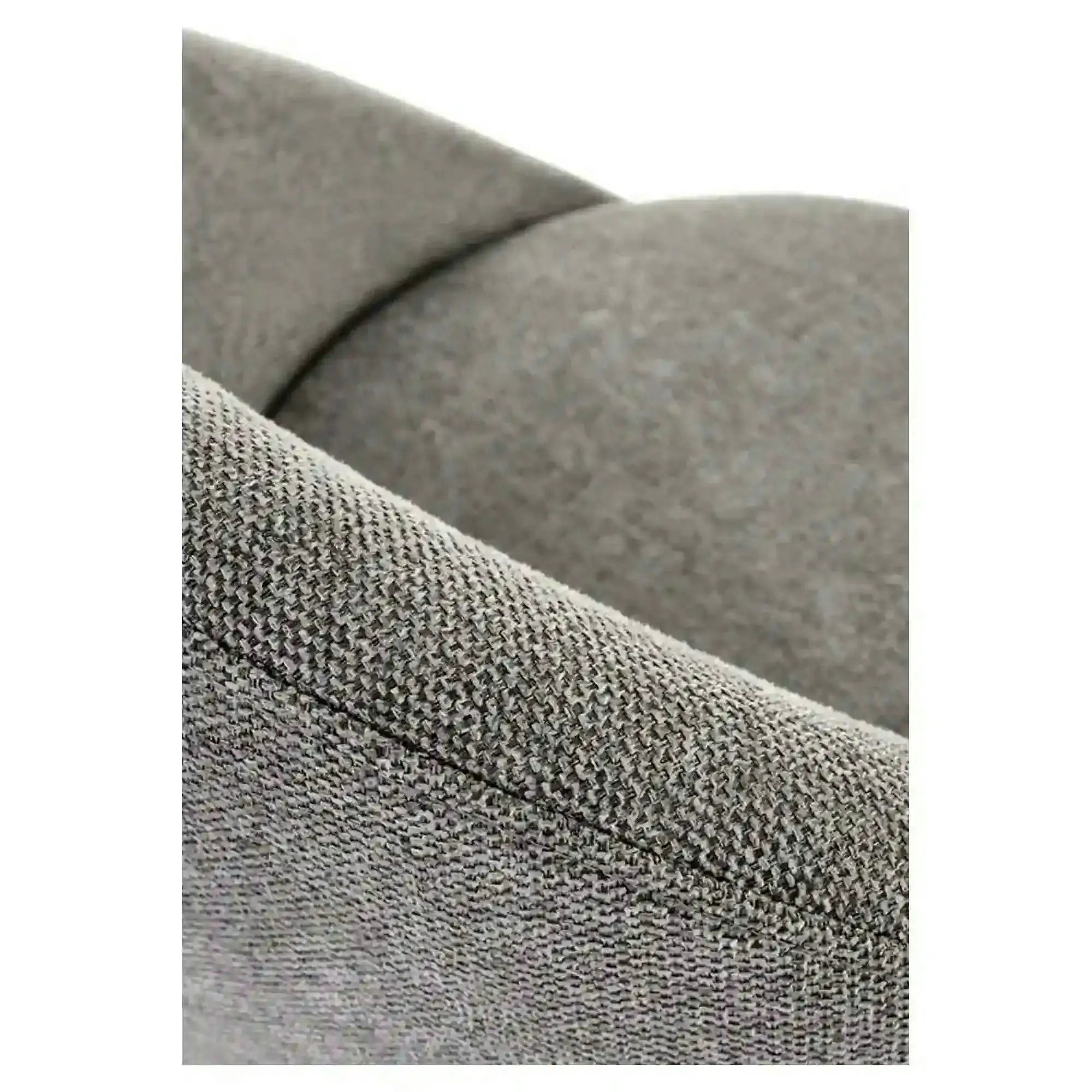 Scaun bar H118, gri/negru, stofa clasica/otel, 53x57x90 cm