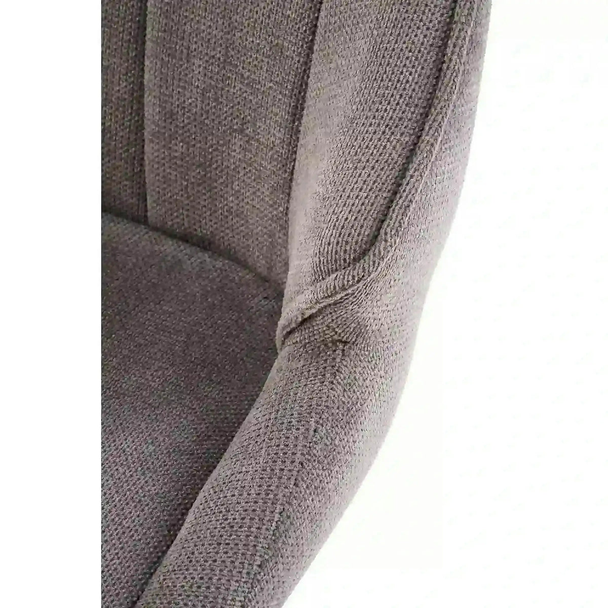 Scaun bar H122, gri - Vardo 11/negru, stofa clasica/metal, 50x54x96/118 cm