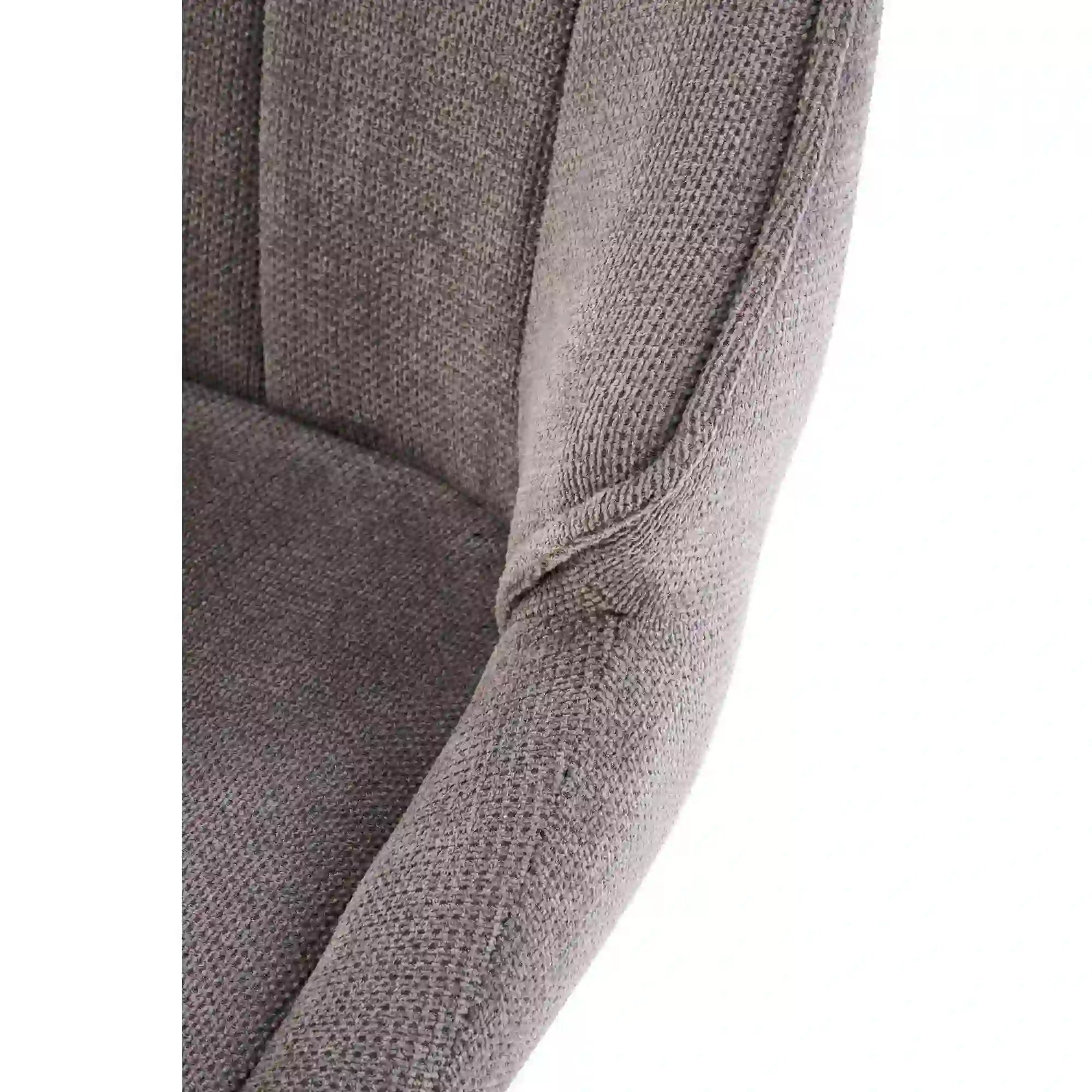 Scaun bar H122, gri - Vardo 11/negru, stofa clasica/metal, 50x54x96/118 cm