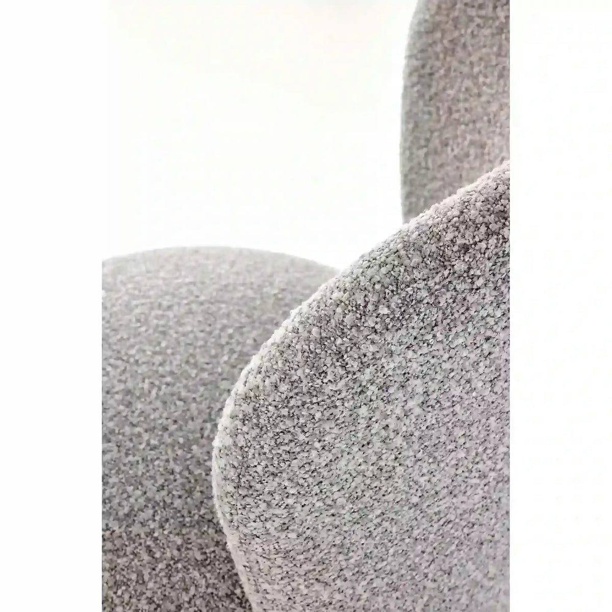 Scaun bar H126, gri/negru, stofa/metal, 57x61x95 cm