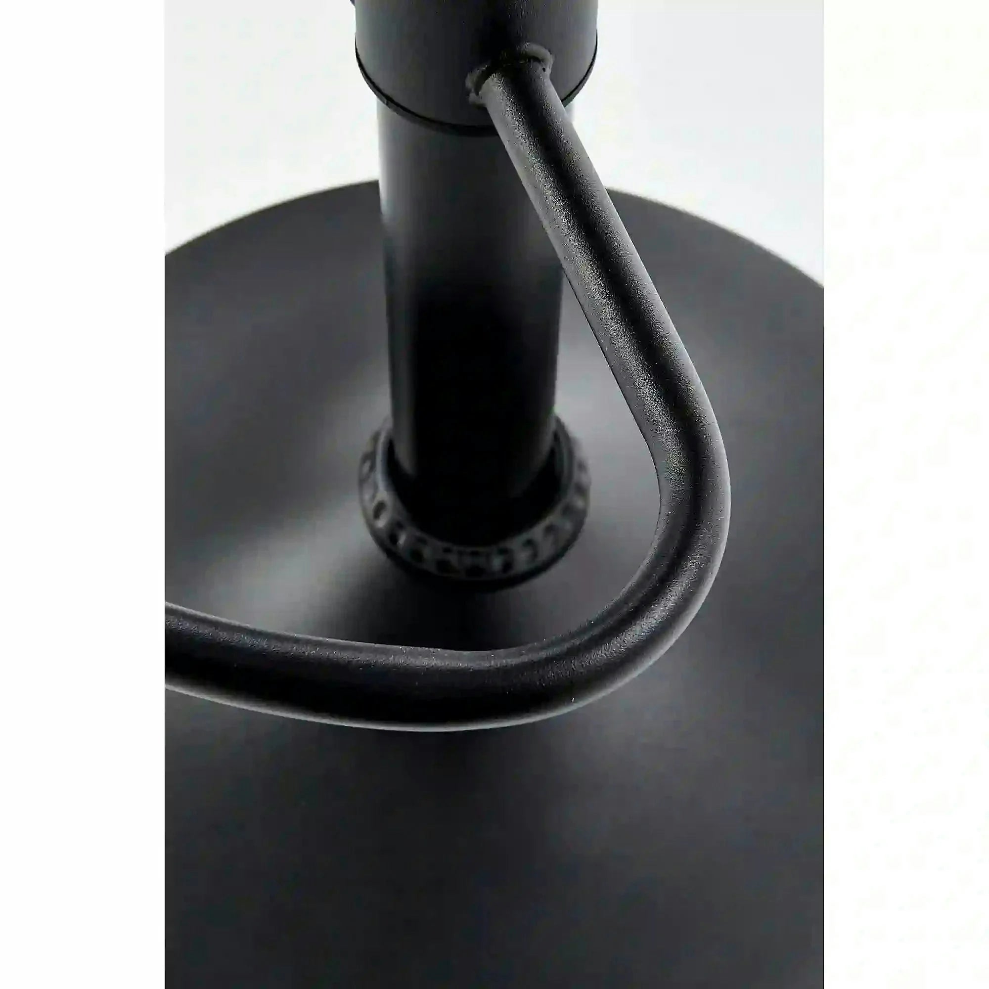 Scaun bar H88, maro/negru, piele ecologica/otel, 39x46x89/109 cm
