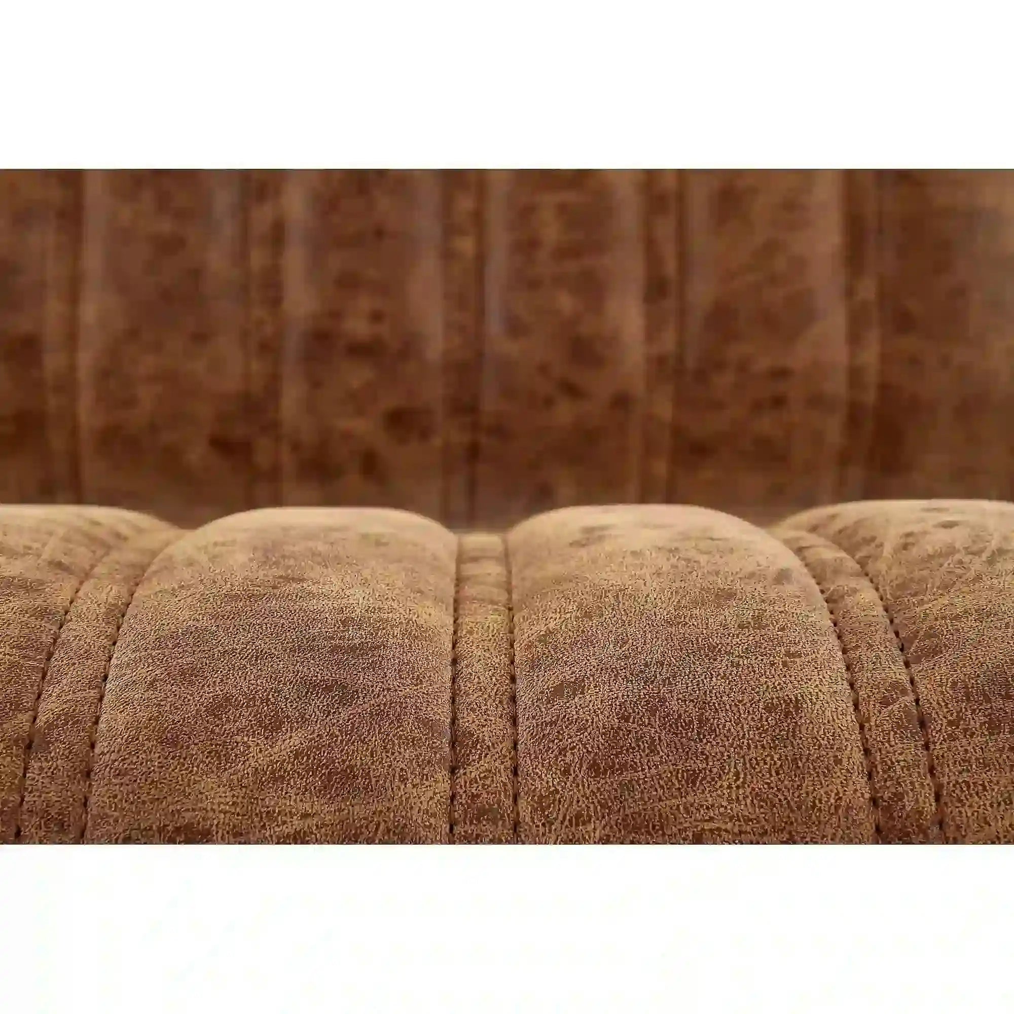 Scaun bar H88, maro/negru, piele ecologica/otel, 39x46x89/109 cm