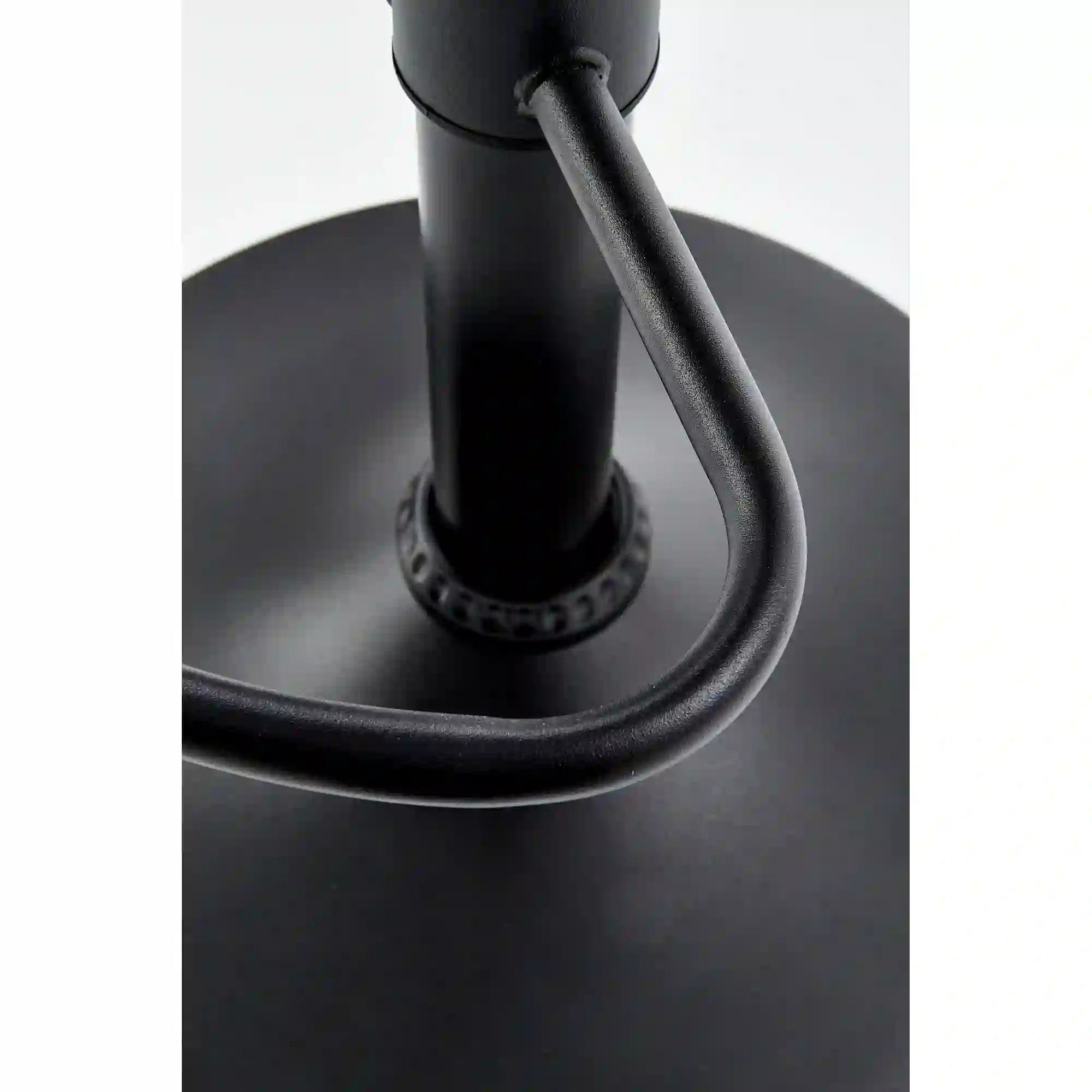 Scaun bar H88, maro/negru, piele ecologica/otel, 39x46x89/109 cm