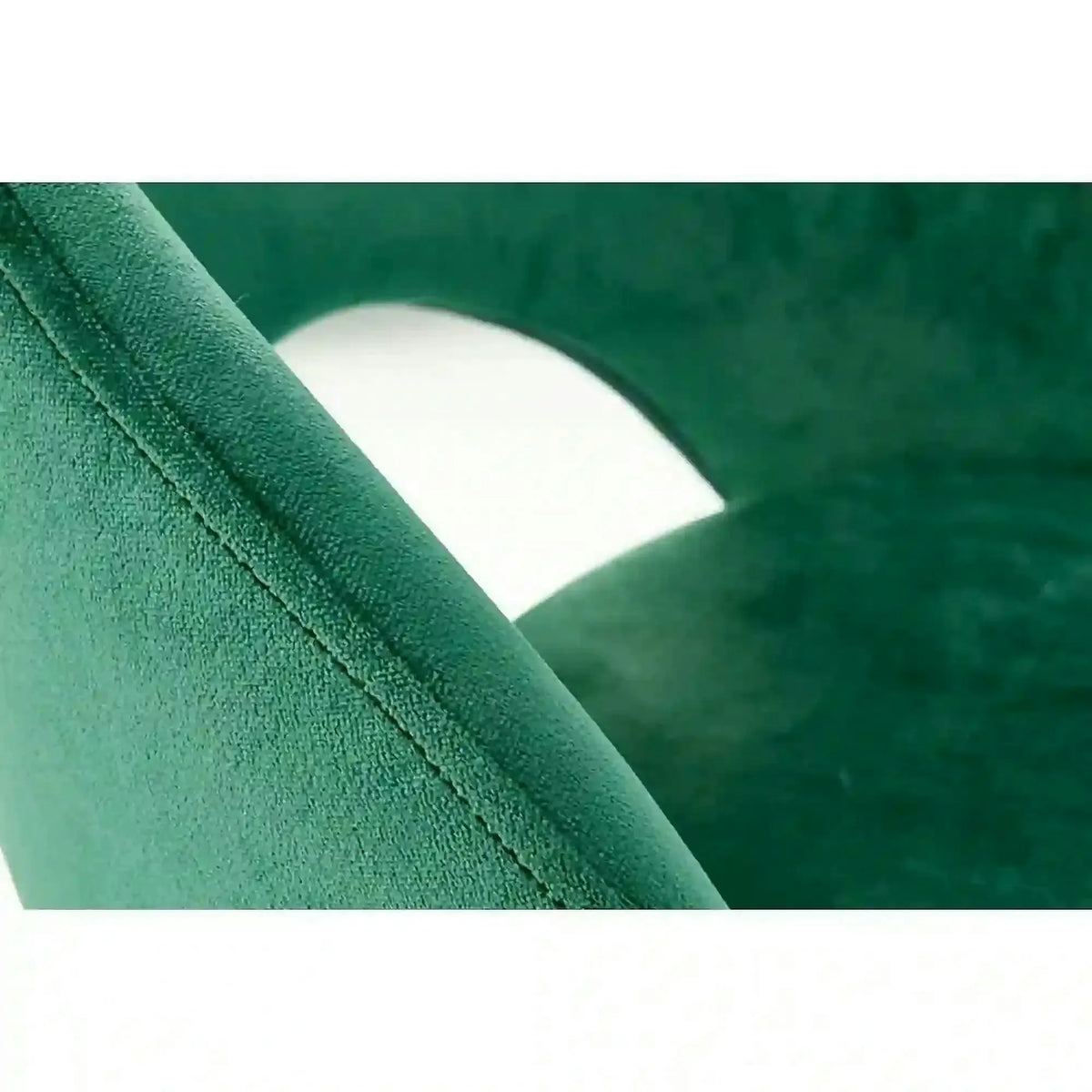 Scaun bar H96, verde inchis/negru, stofa/otel, 48x49x89 cm