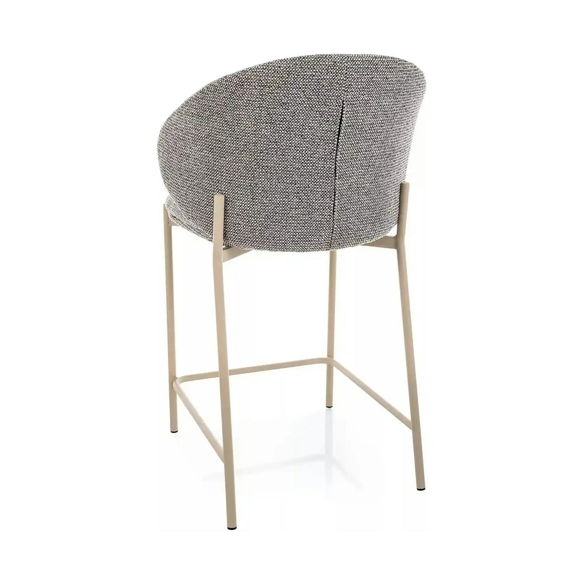 Scaun bar KIOTO H-2, gri/cașmir, stofă/metal, 54x44x90 cm