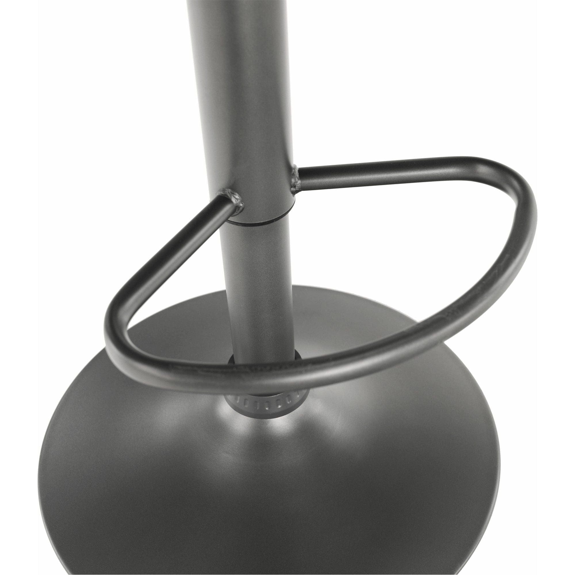 Scaun bar LAHELA, verde menta/negru, stofa clasica/metal, 44x50x91/112 cm