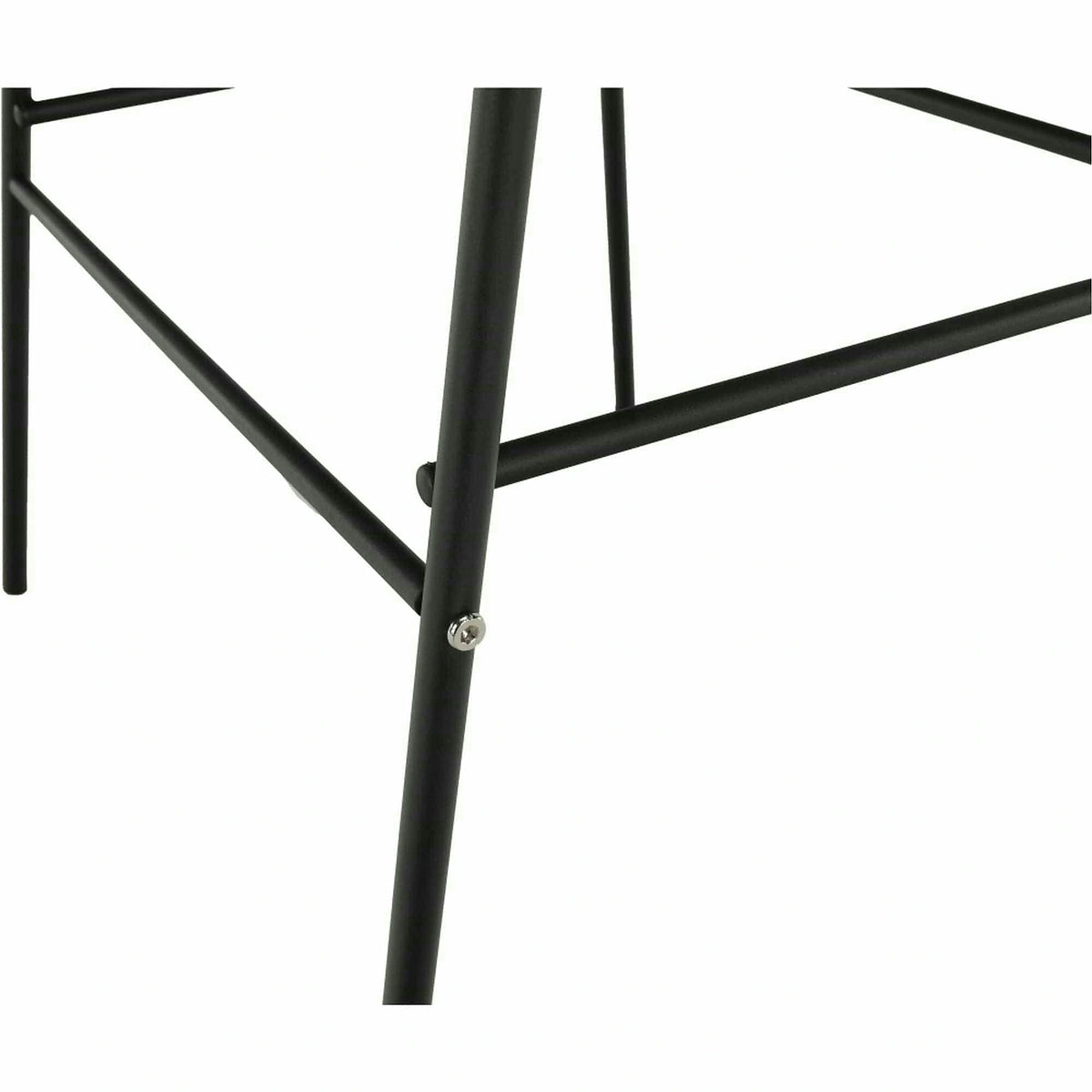 Scaun bar MARIOLA 2 NEW, gri inchis/negru, stofa clasica/metal, 49x51x101 cm