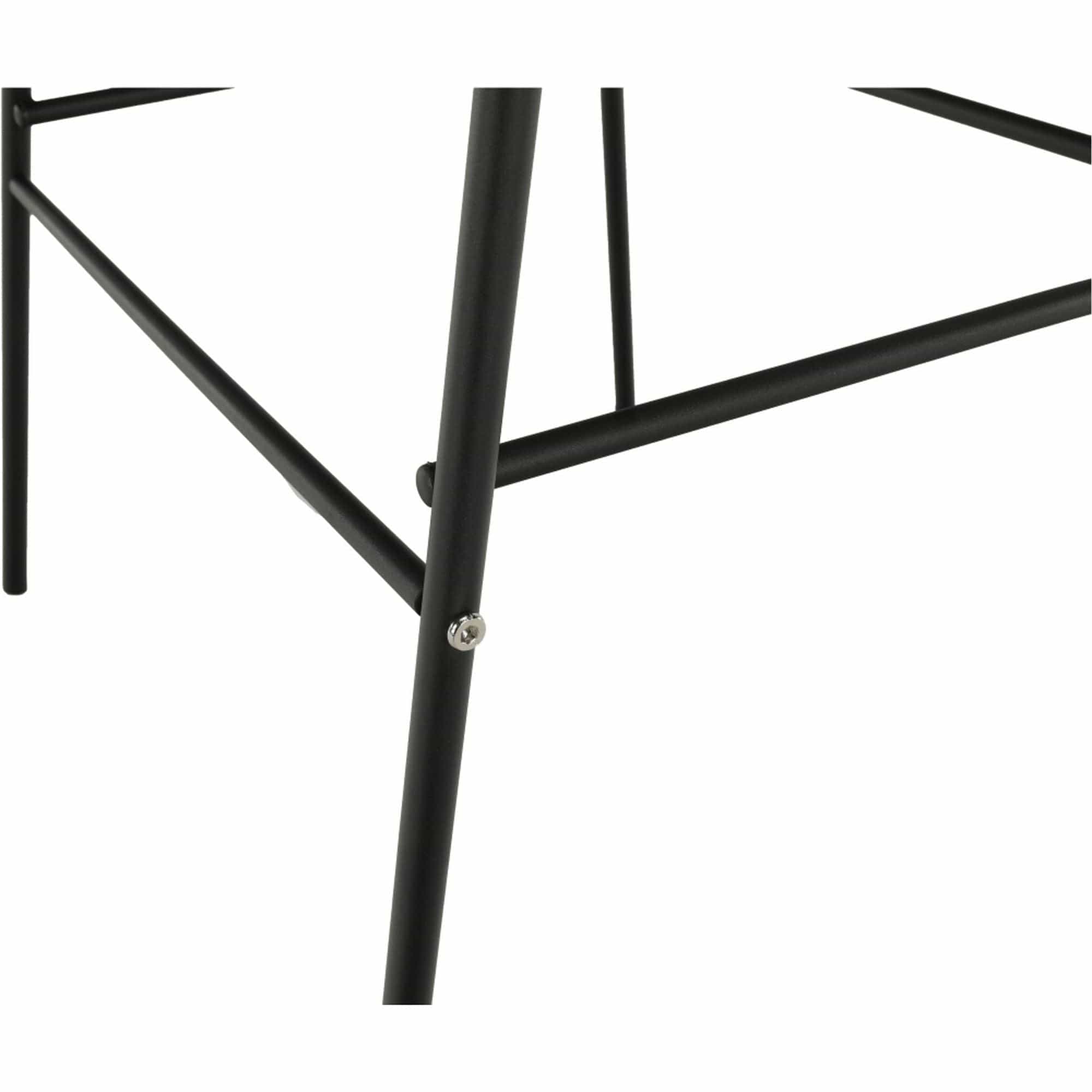 Scaun bar MARIOLA 2 NEW, gri inchis/negru, stofa clasica/metal, 49x51x101 cm