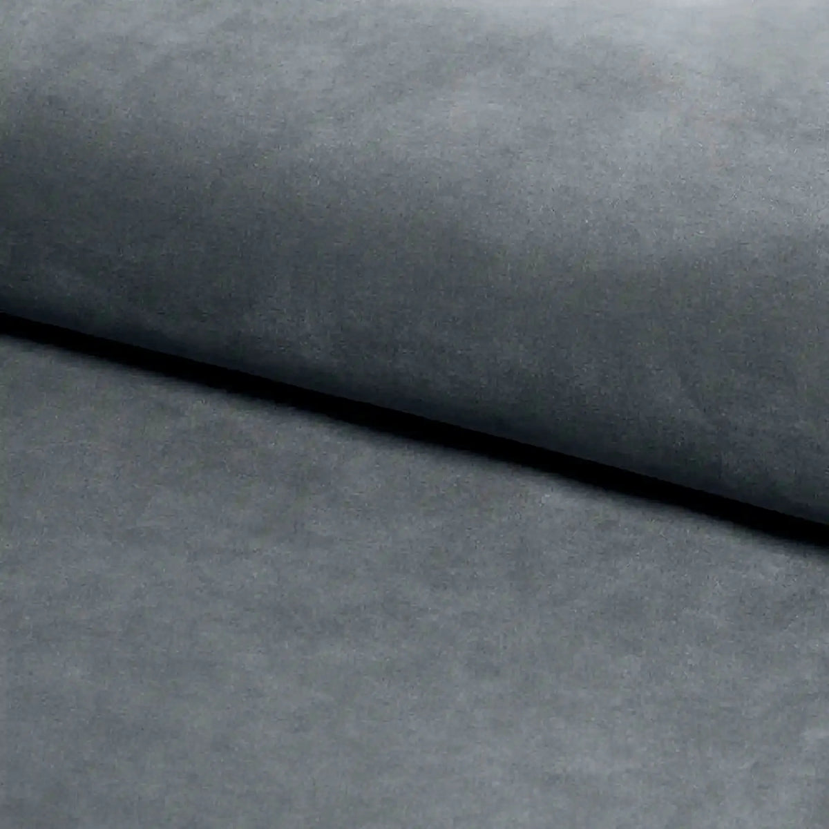 Scaun bar MILA H-2, gri/negru, stofa catifelata/metal, 43x38x87 cm