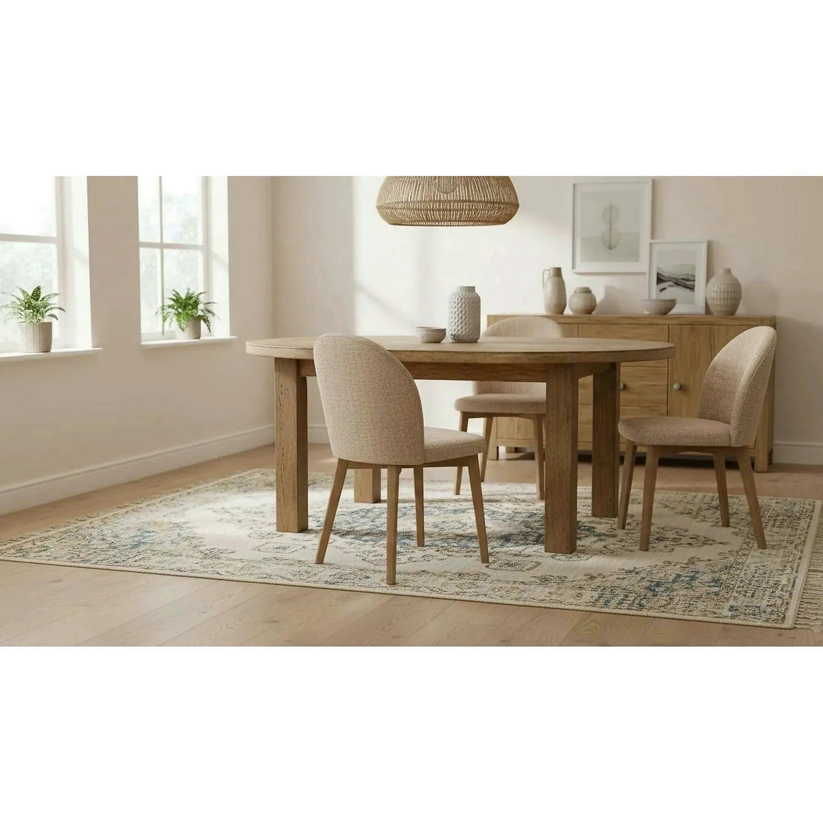 Scaun BASSO, bej - Cremona 14/nuc, stofa catifelata/lemn, 48x56x86 cm
