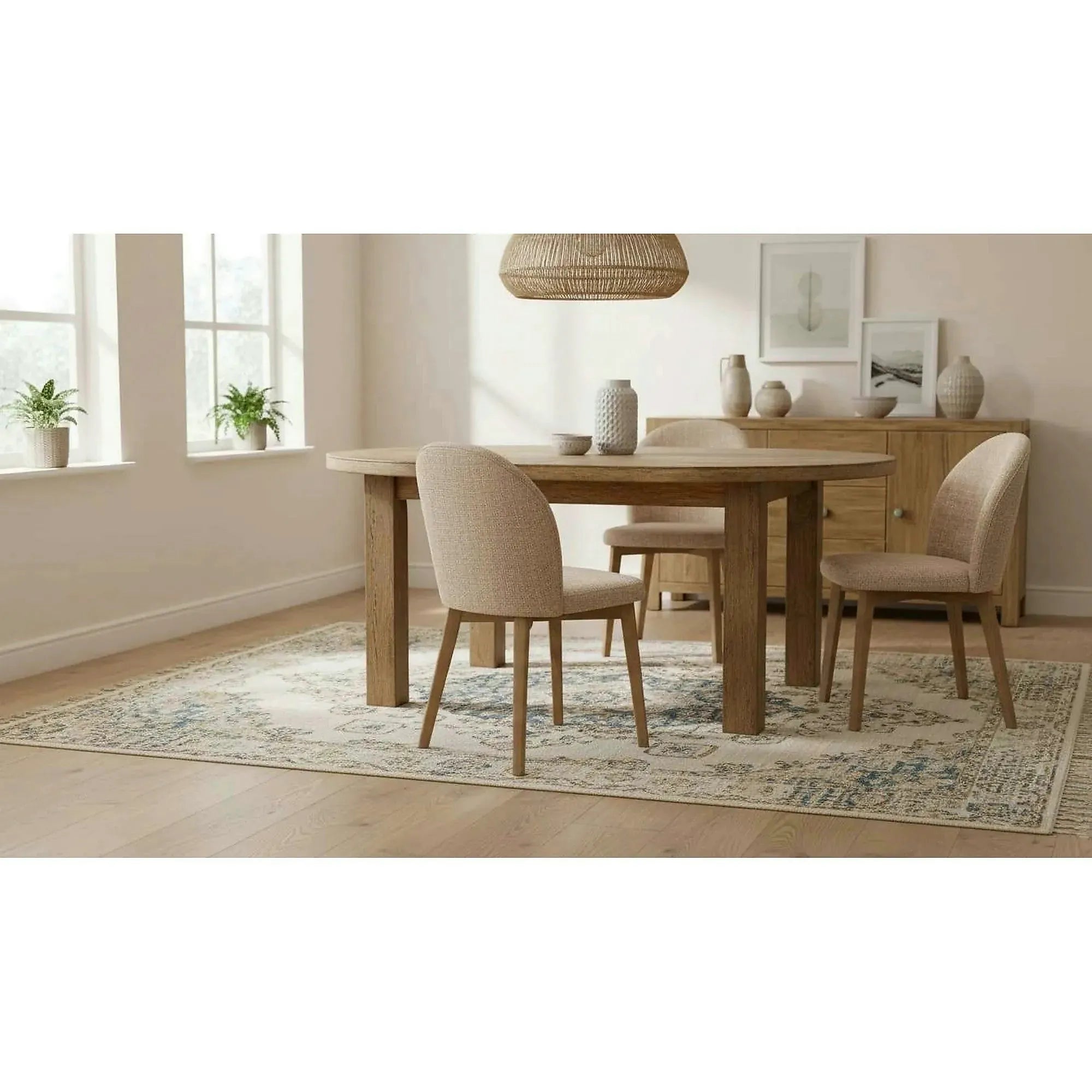 Scaun BASSO, bej - Cremona 14/nuc, stofa catifelata/lemn, 48x56x86 cm