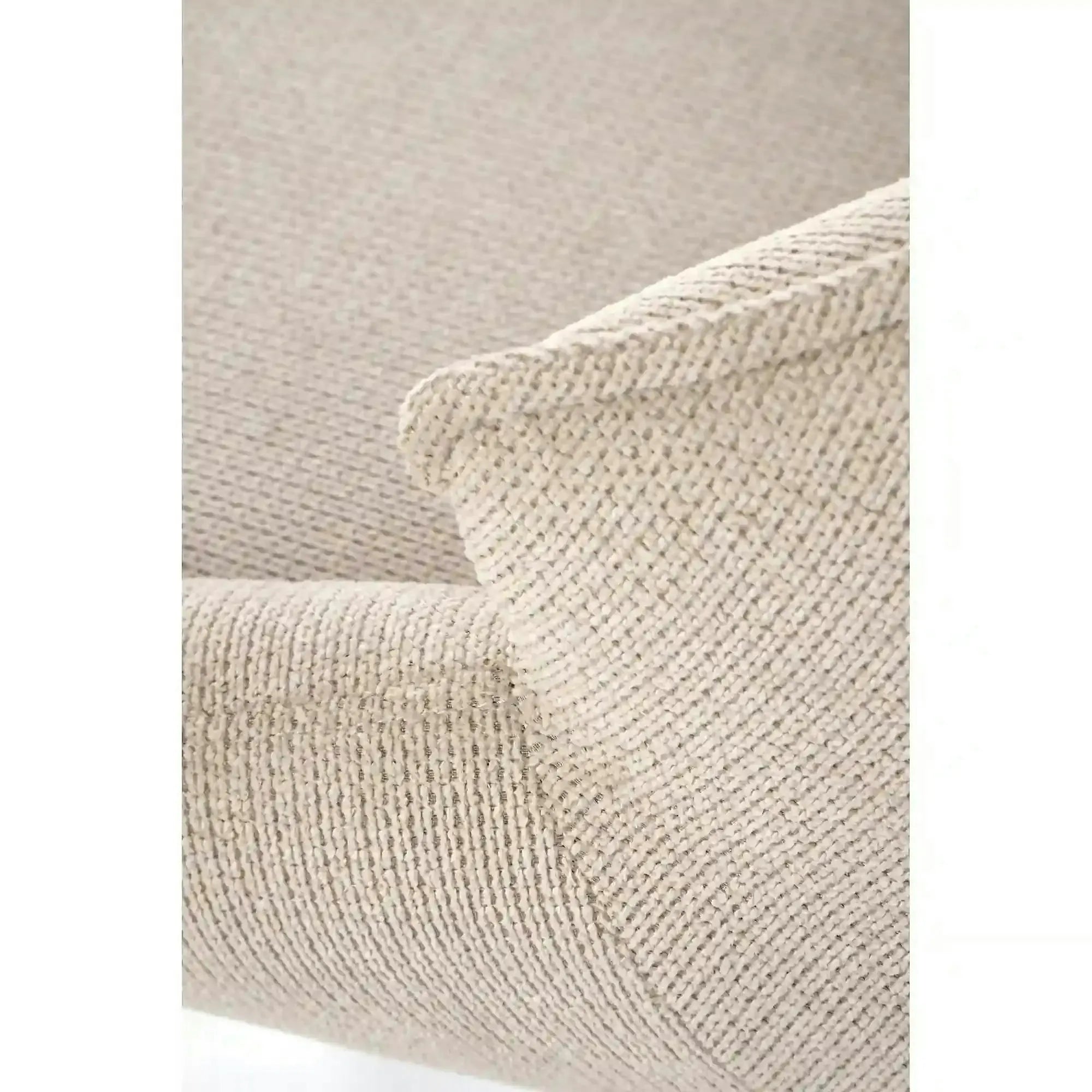 Scaun bej tapitat K543, stofa clasica/metal, 55x60x87 cm