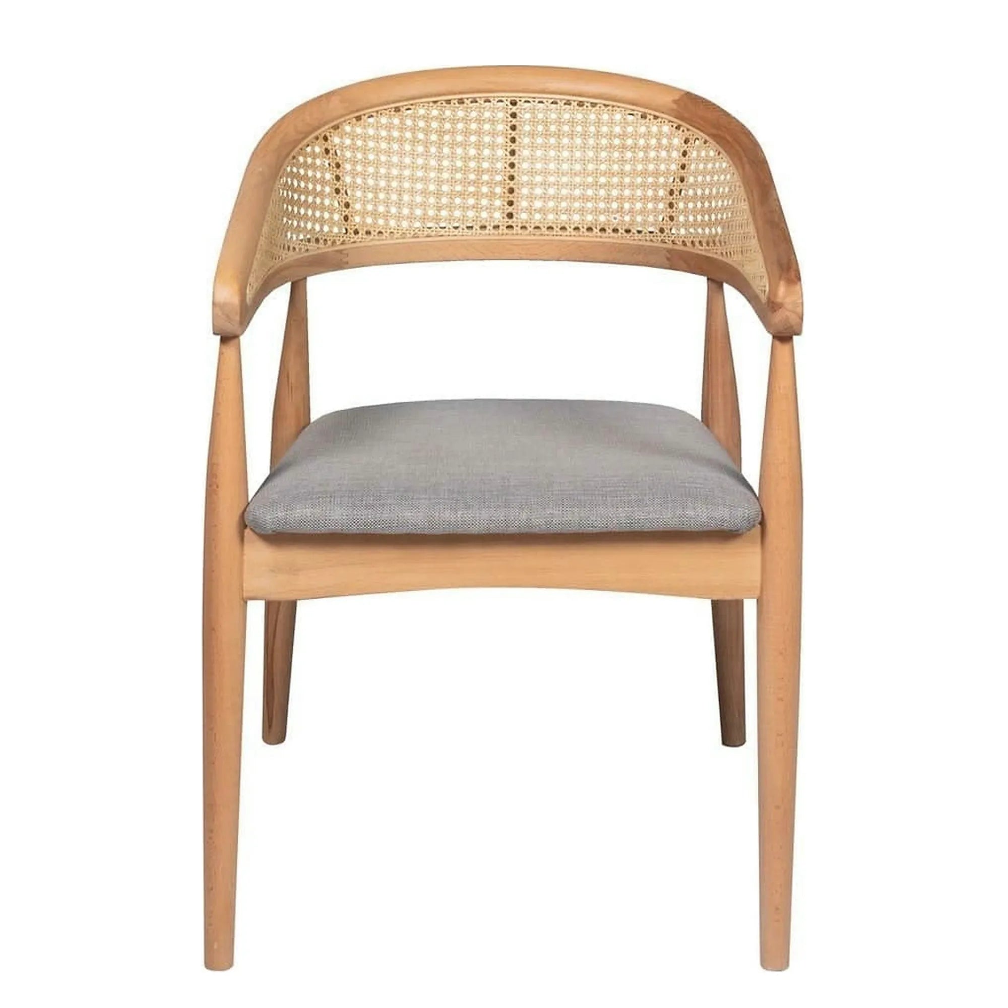 Scaun BELEN, gri/stejar, stofa clasica/lemn, 54x49x78 cm