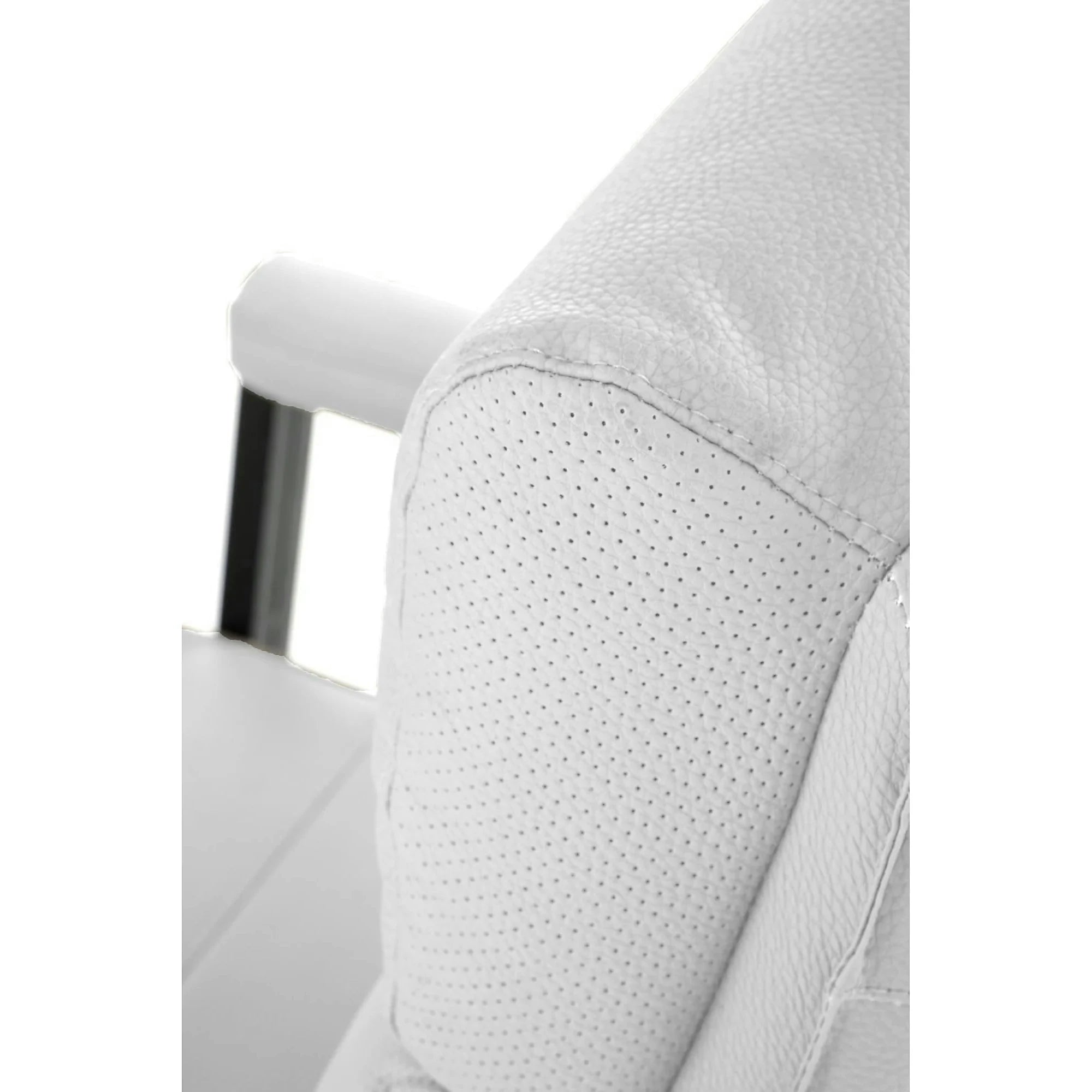 Scaun birou ADRIANO 2, gri deschis/negru, piele ecologica, 65x70x104/110 cm