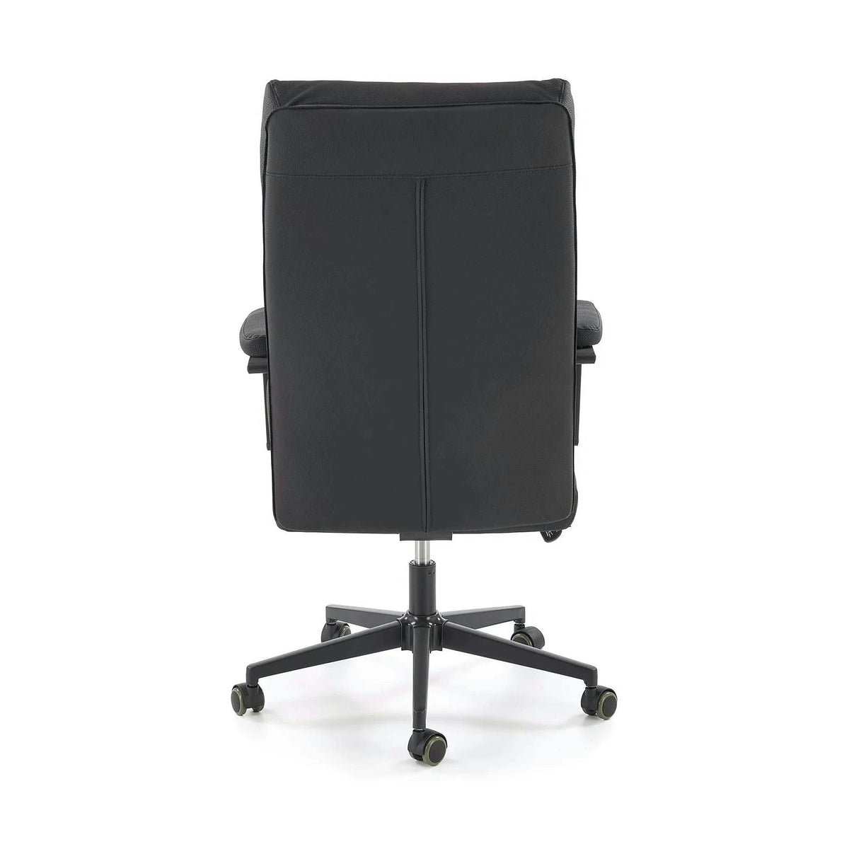 Scaun birou ADRIANO 2, negru, piele ecologica, 65x70x104-110 cm