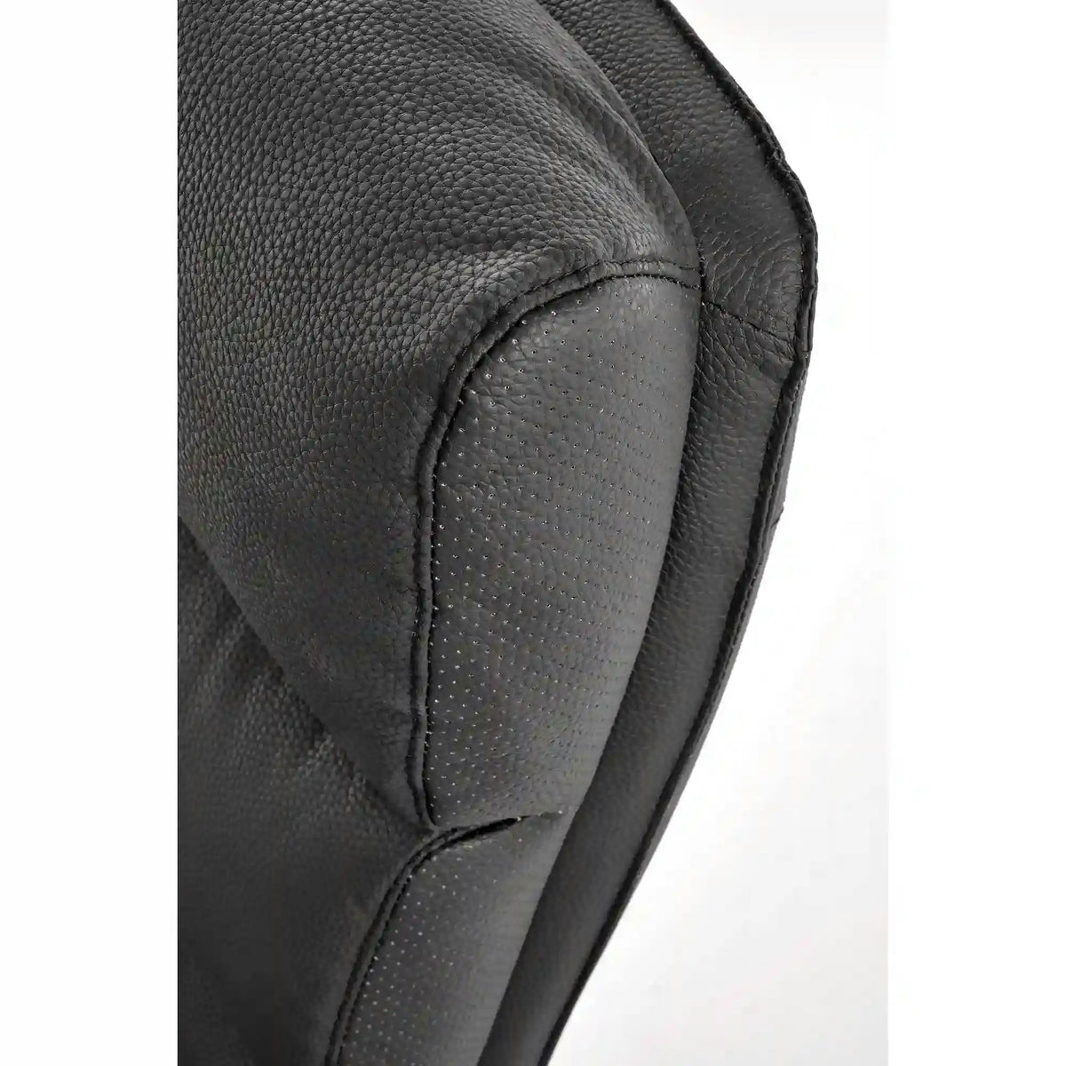 Scaun birou ADRIANO 2, negru, piele ecologica, 65x70x104-110 cm