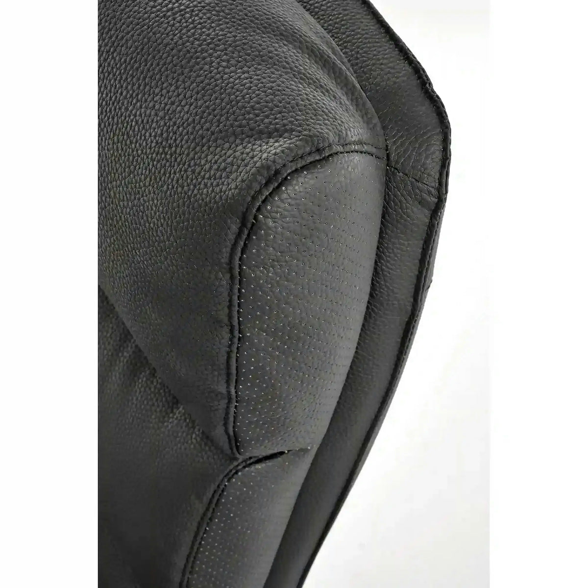 Scaun birou ADRIANO 2, negru, piele ecologica, 65x70x104-110 cm