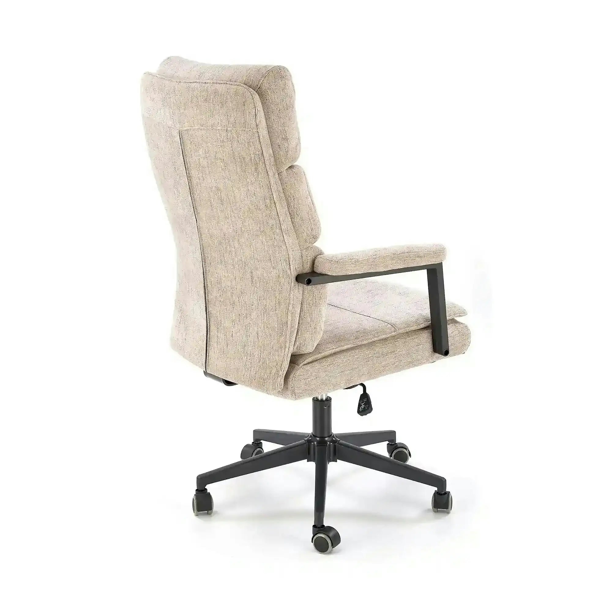 Scaun birou ADRIANO, bej, stofa clasica - Odin 28, 65x70x104/110 cm