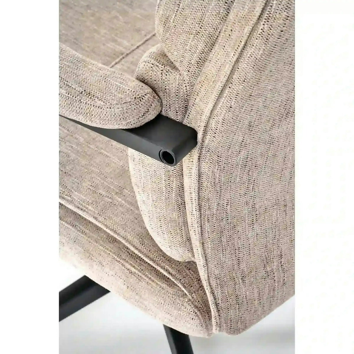 Scaun birou ADRIANO, bej, stofa clasica - Odin 28, 65x70x104/110 cm