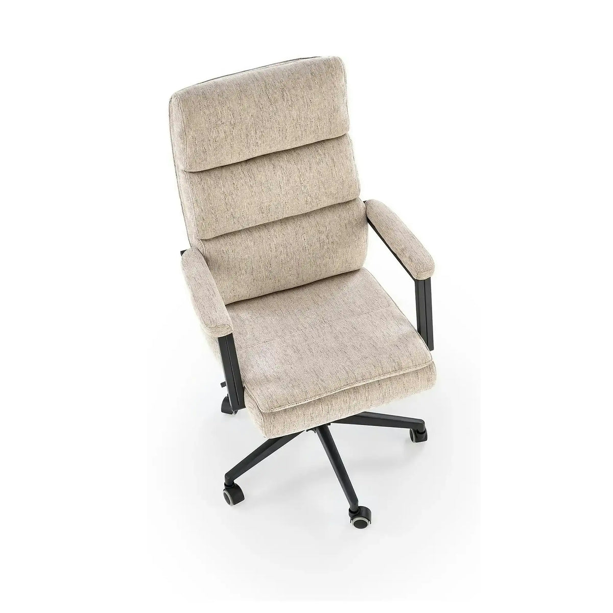 Scaun birou ADRIANO, bej, stofa clasica - Odin 28, 65x70x104/110 cm