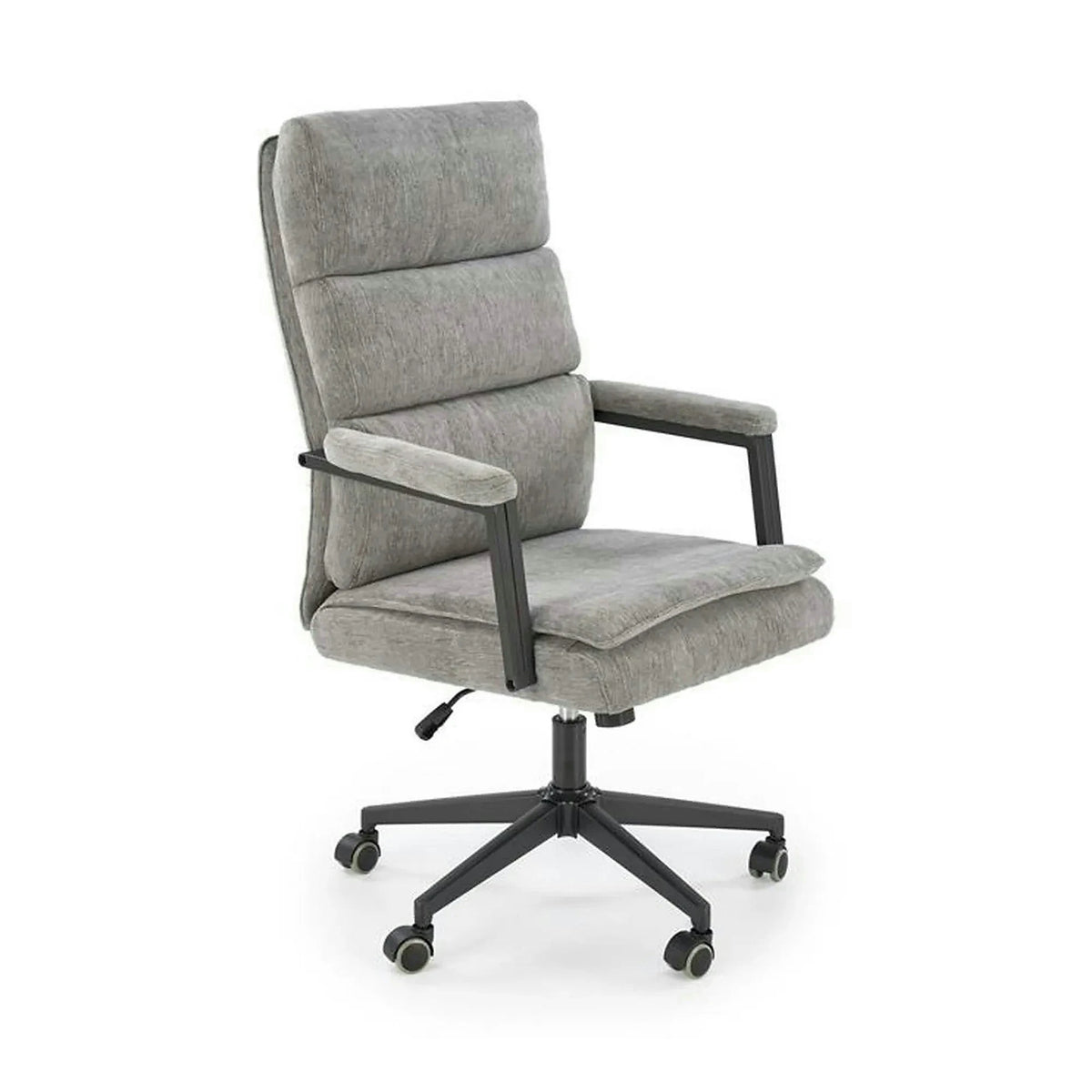 Scaun birou ADRIANO, gri - Odin 11, stofa clasica/metal, 65x70x104/110 cm