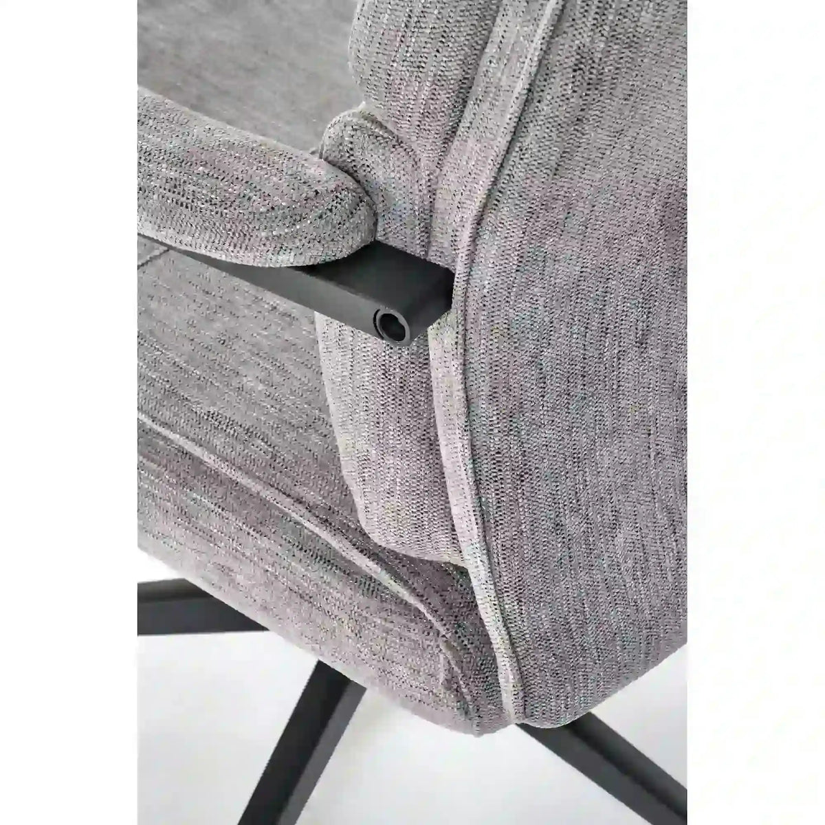 Scaun birou ADRIANO, gri - Odin 11, stofa clasica/metal, 65x70x104/110 cm