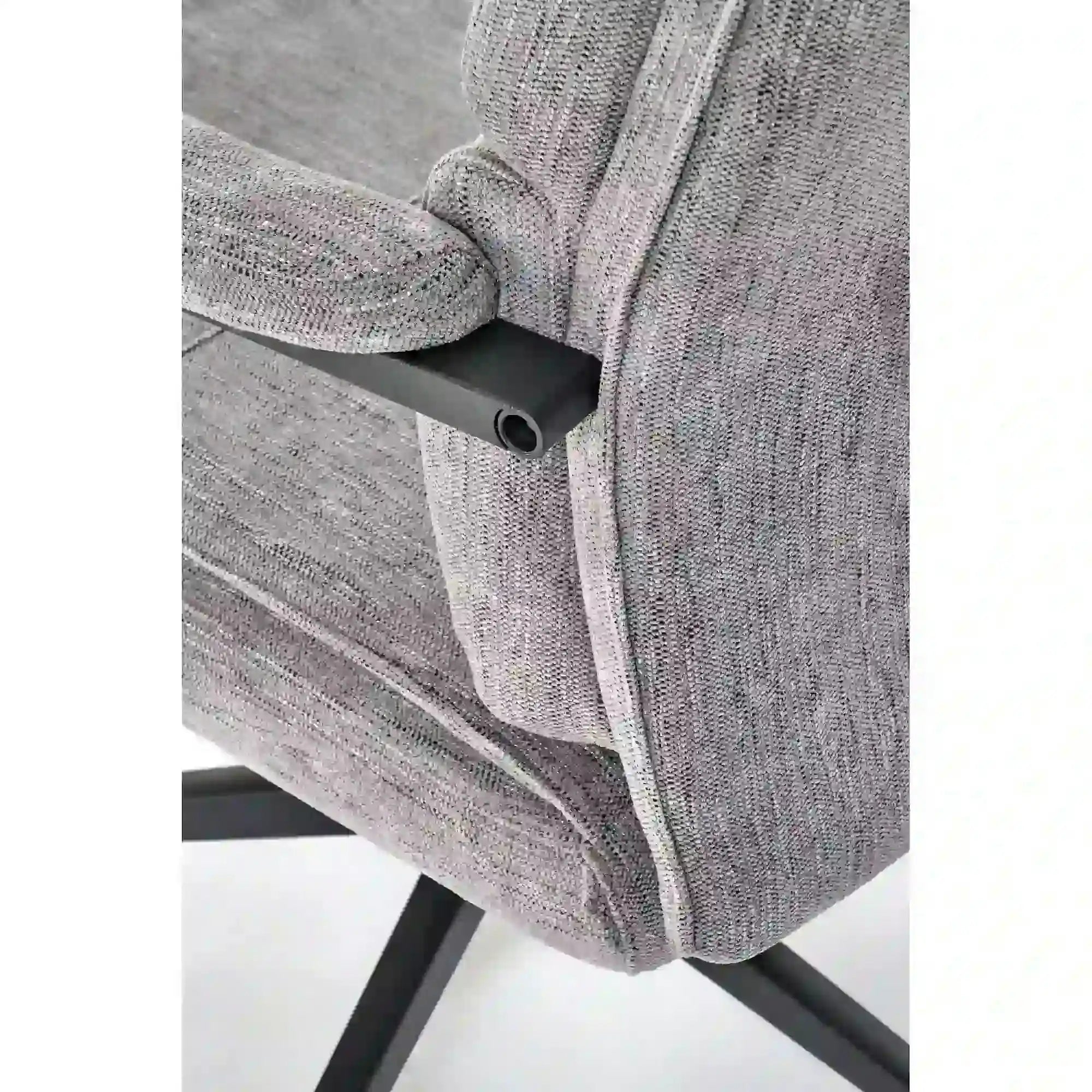 Scaun birou ADRIANO, gri - Odin 11, stofa clasica/metal, 65x70x104/110 cm