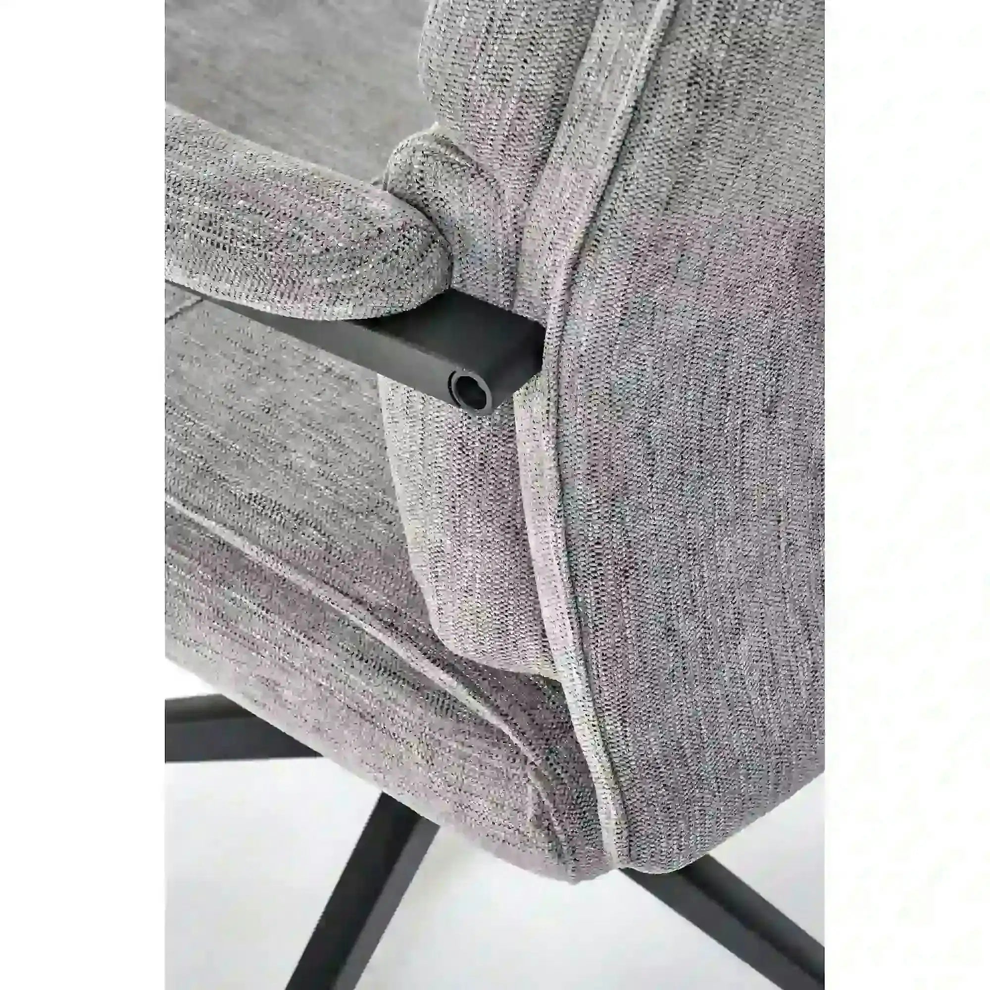 Scaun birou ADRIANO, gri - Odin 11, stofa clasica/metal, 65x70x104/110 cm