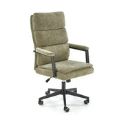 Scaun birou ADRIANO, verde olive, stofa clasica - Odin 77, 65x70x104/110 cm