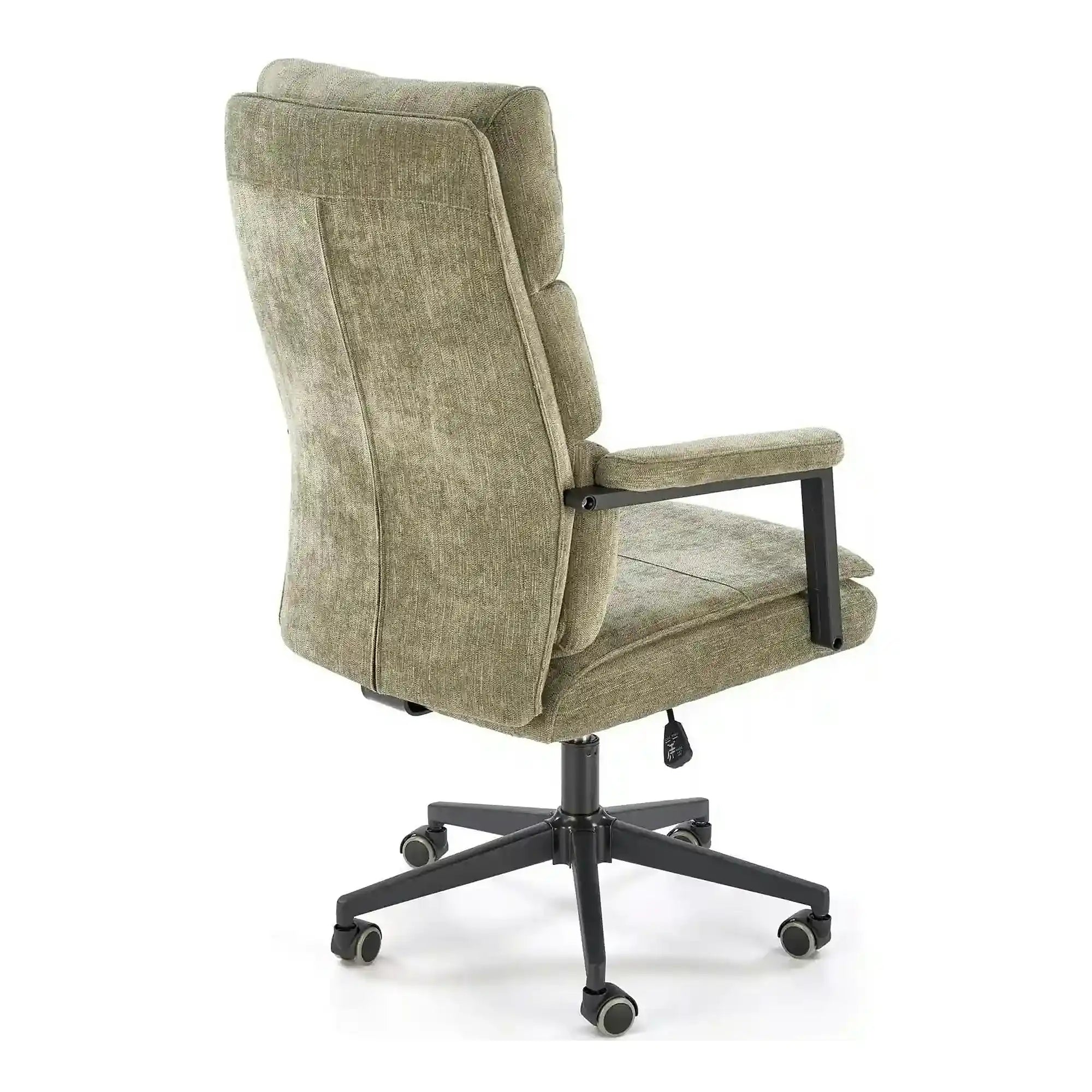 Scaun birou ADRIANO, verde olive, stofa clasica - Odin 77, 65x70x104/110 cm