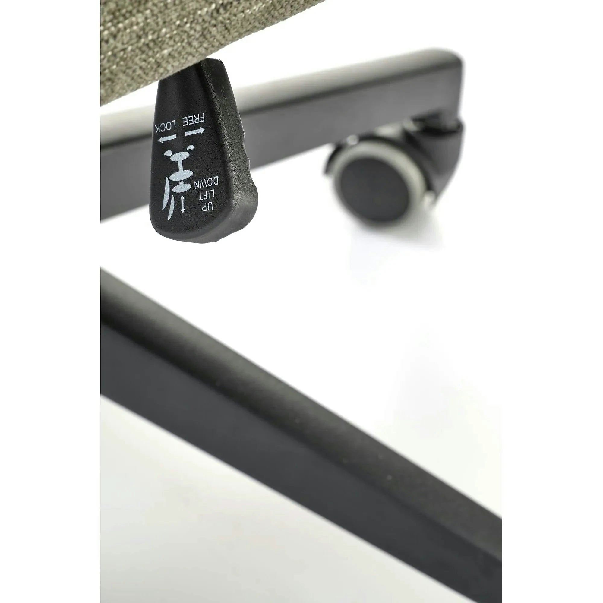 Scaun birou ADRIANO, verde olive, stofa clasica - Odin 77, 65x70x104/110 cm