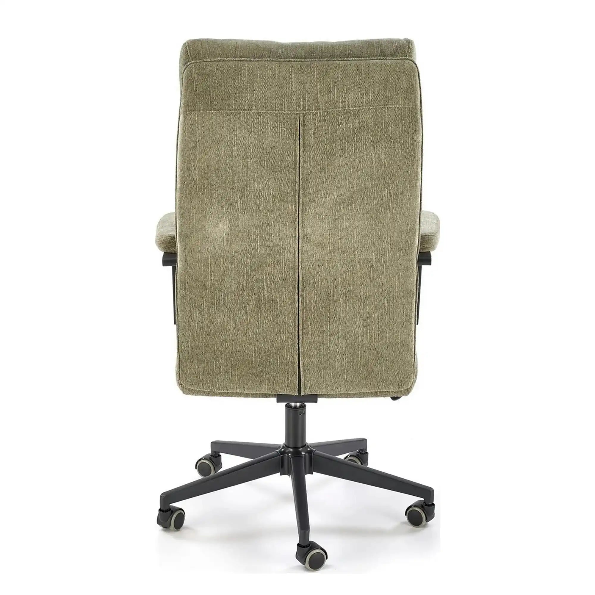 Scaun birou ADRIANO, verde olive, stofa clasica - Odin 77, 65x70x104/110 cm