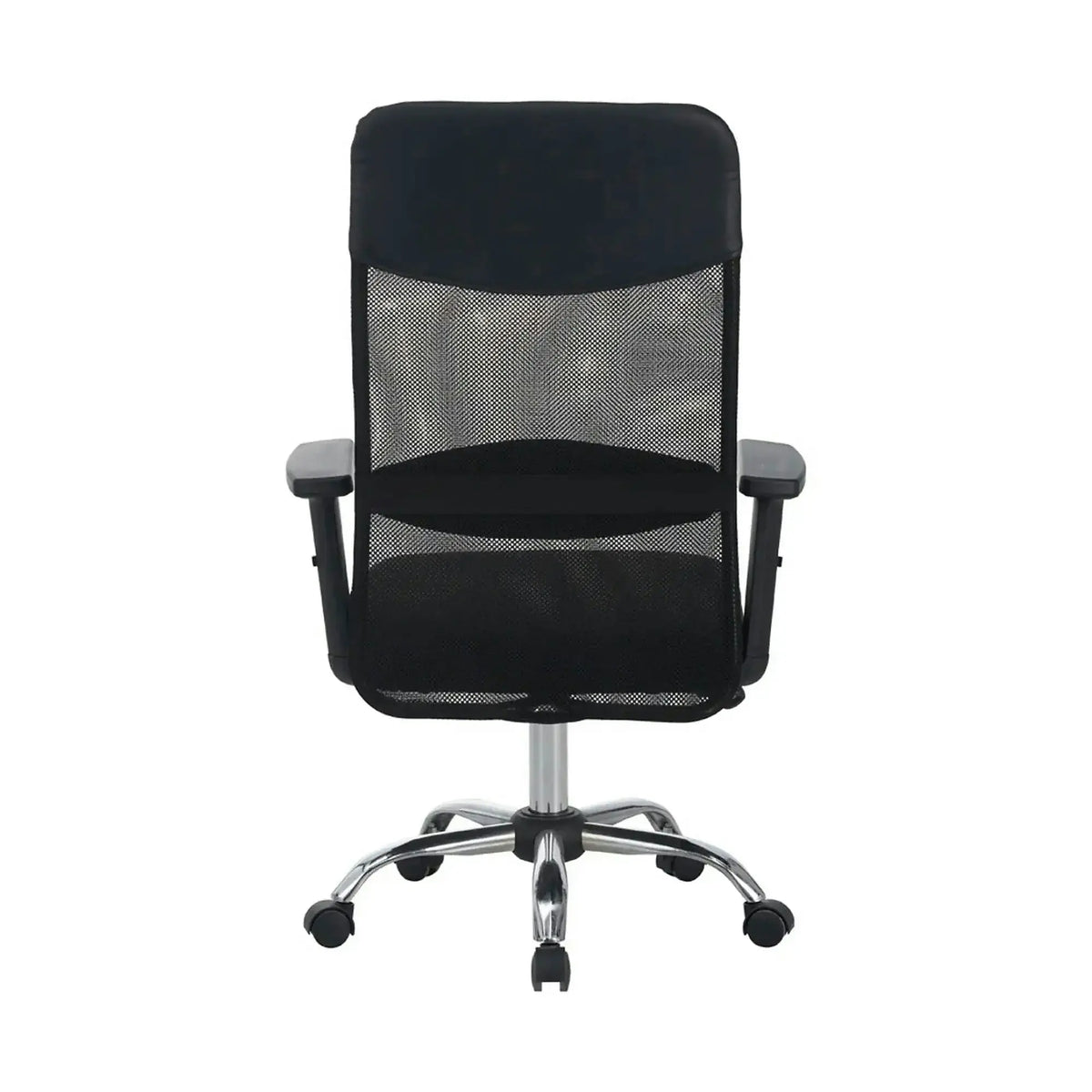Scaun birou ALEX, negru, stofa/plasa, 68x61x108/118 cm