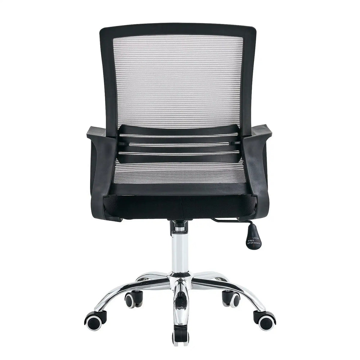 Scaun birou APOLO 2 NEW, gri/negru, plasa/plastic, 47x54x88/98 cm