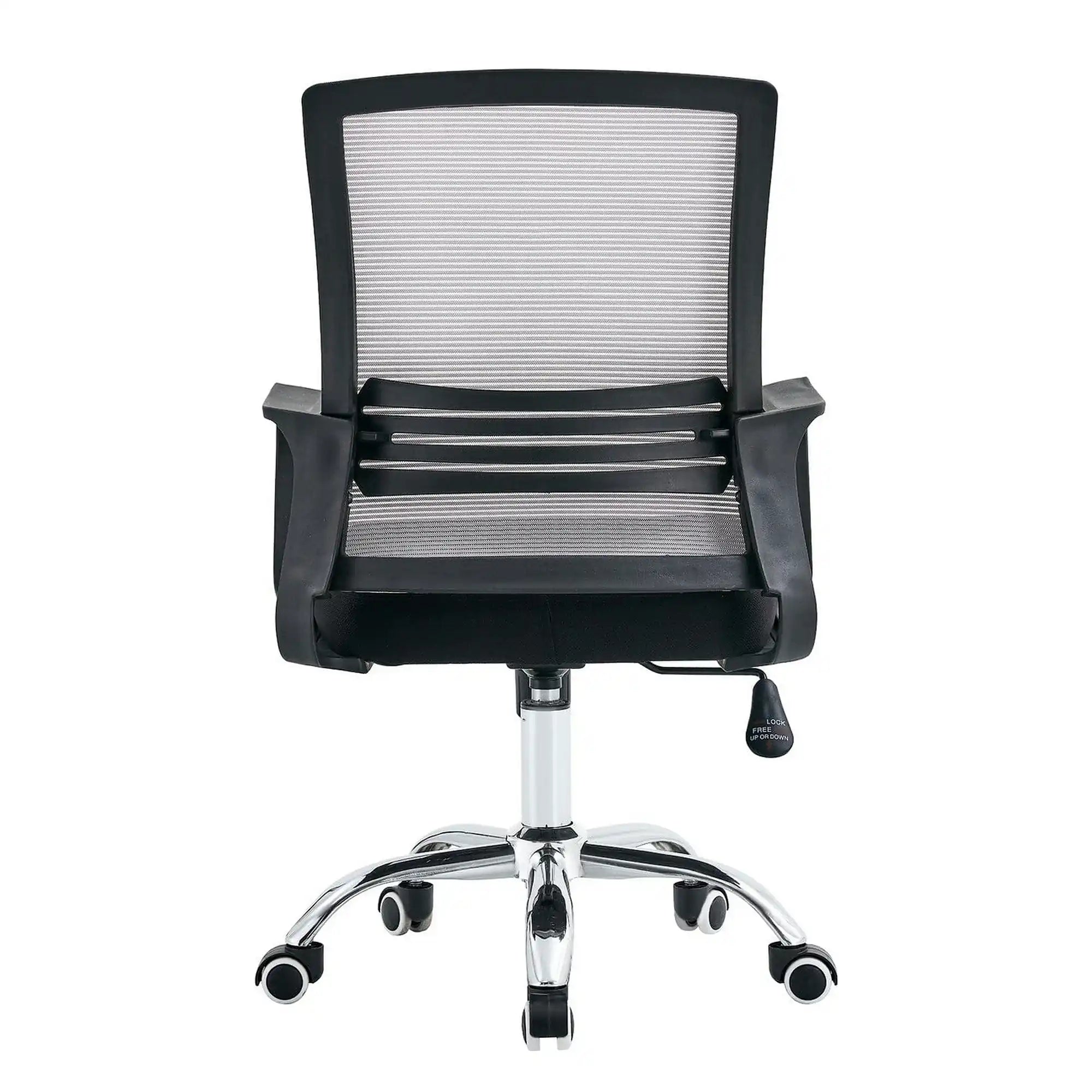 Scaun birou APOLO 2 NEW, gri/negru, plasa/plastic, 47x54x88/98 cm
