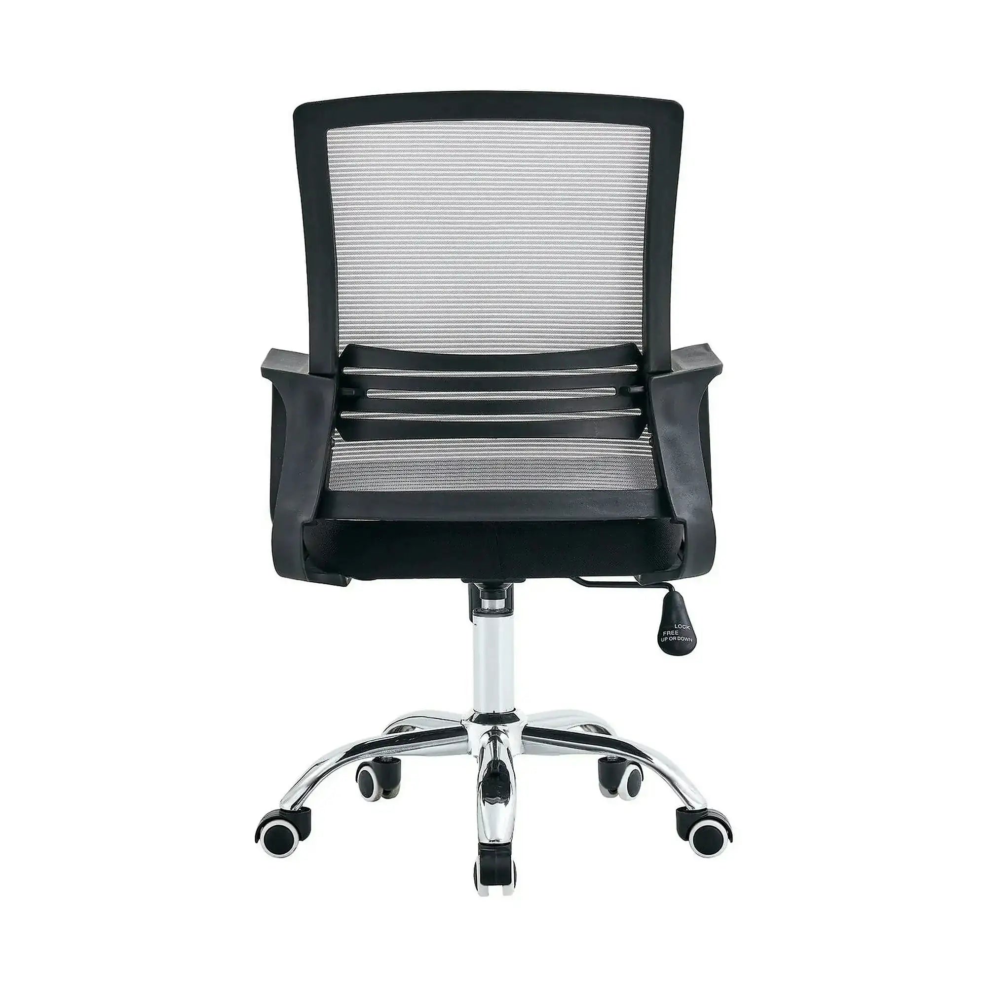 Scaun birou APOLO 2 NEW, gri/negru, plasa/plastic, 47x54x88/98 cm