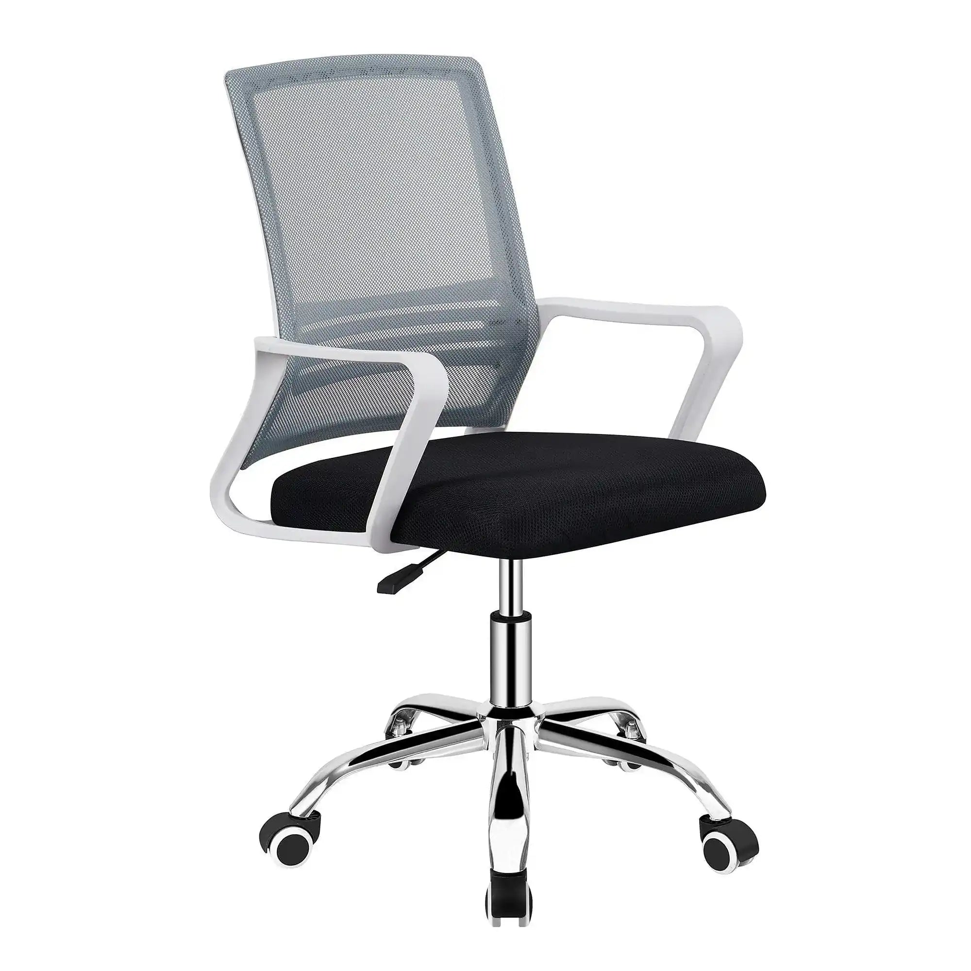 Scaun birou APOLO 2 NEW, gri/negru, plasa/plastic/metal, 47x54x88/98 cm