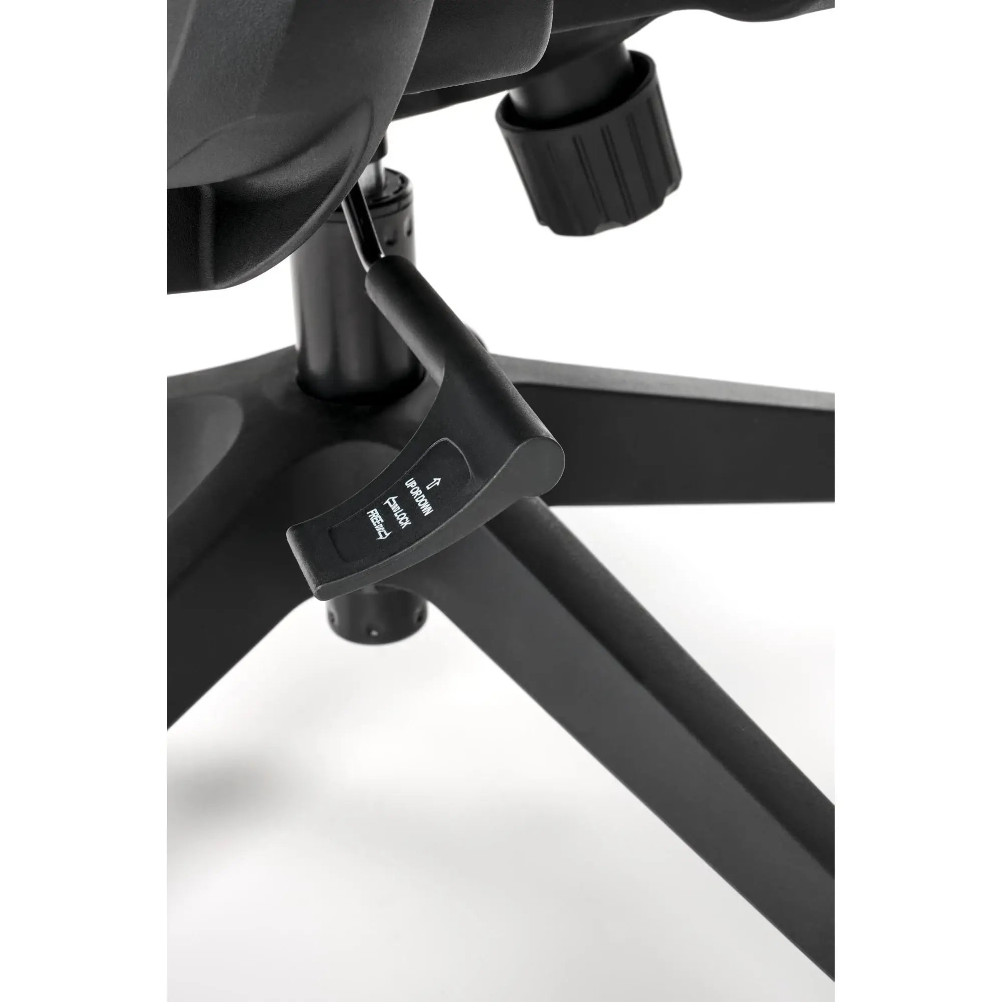 Scaun birou ASTRAL, negru, stofa clasica/plasa, 66x71x123-130 cm