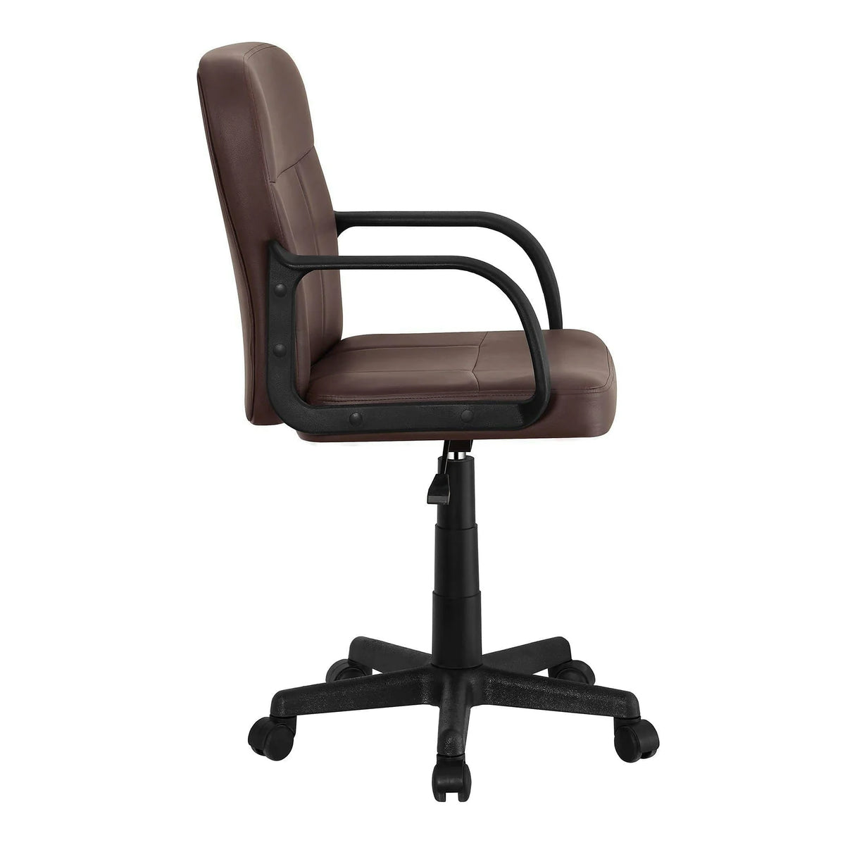 Scaun birou AYLA NEW, maro, piele ecologica/plastic, 55x59.5x89/101 cm