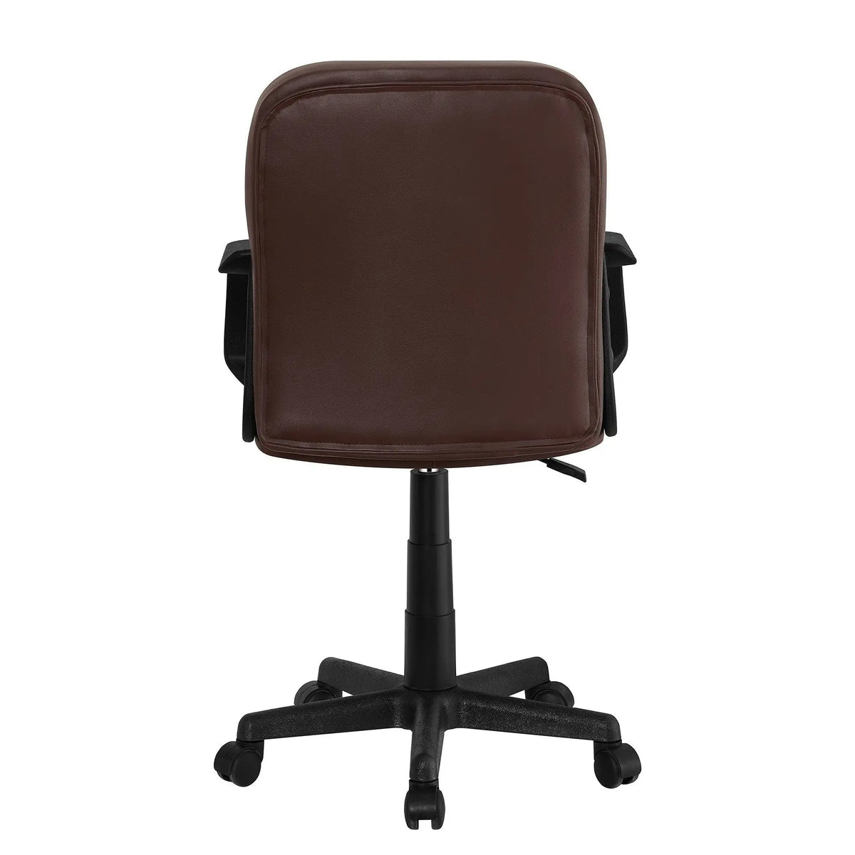 Scaun birou AYLA NEW, maro, piele ecologica/plastic, 55x59.5x89/101 cm