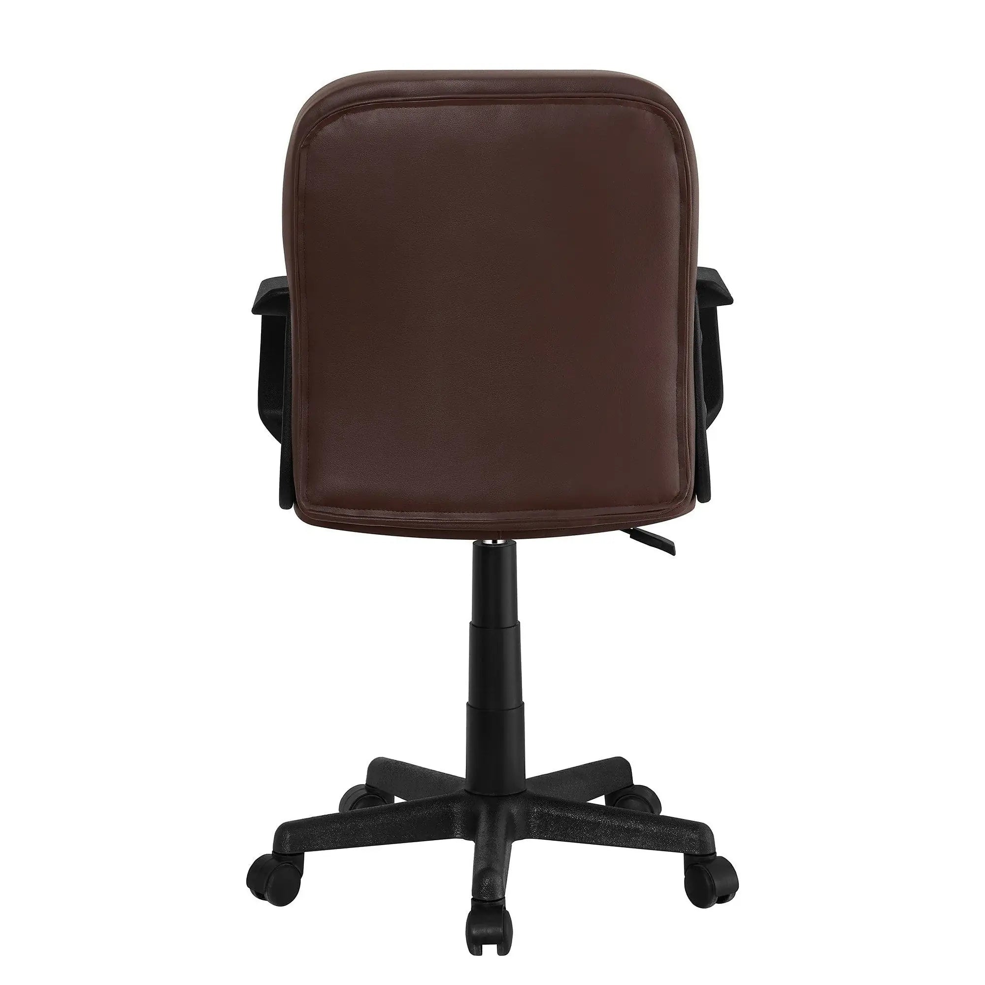 Scaun birou AYLA NEW, maro, piele ecologica/plastic, 55x59.5x89/101 cm