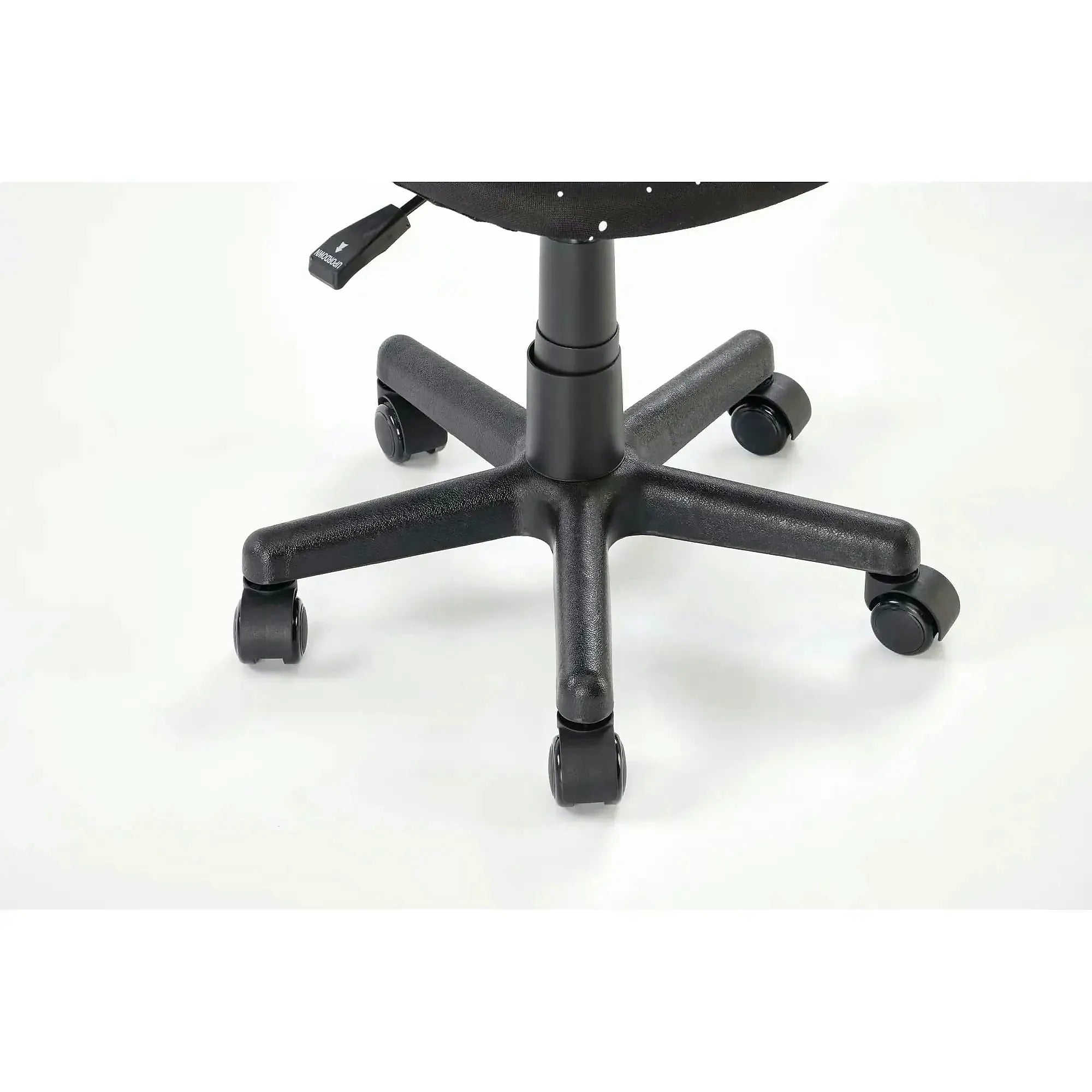 Scaun birou BINGO, negru, stofa clasica/polipropilena, 39x48x79-90 cm