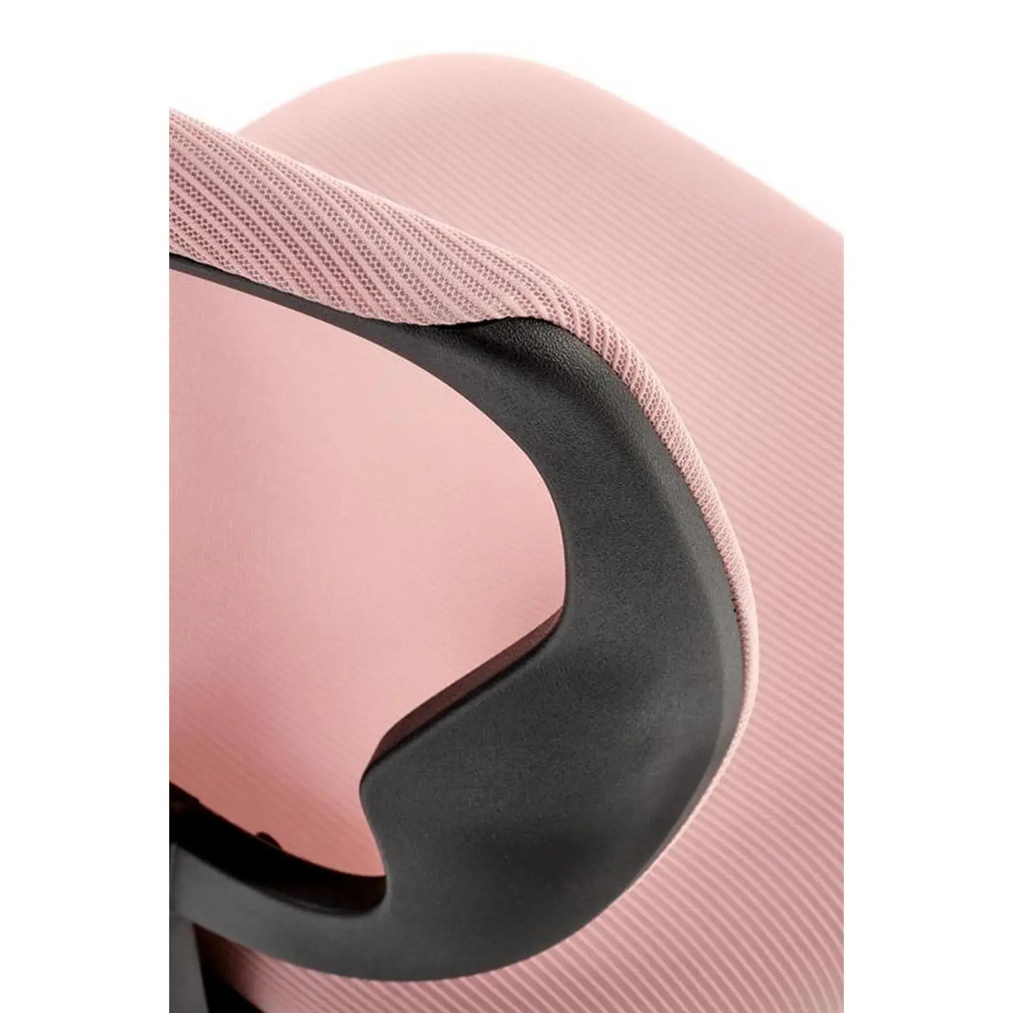 Scaun birou copii NANI, roz/negru, stofa/plasa, 52x56x85-95 cm