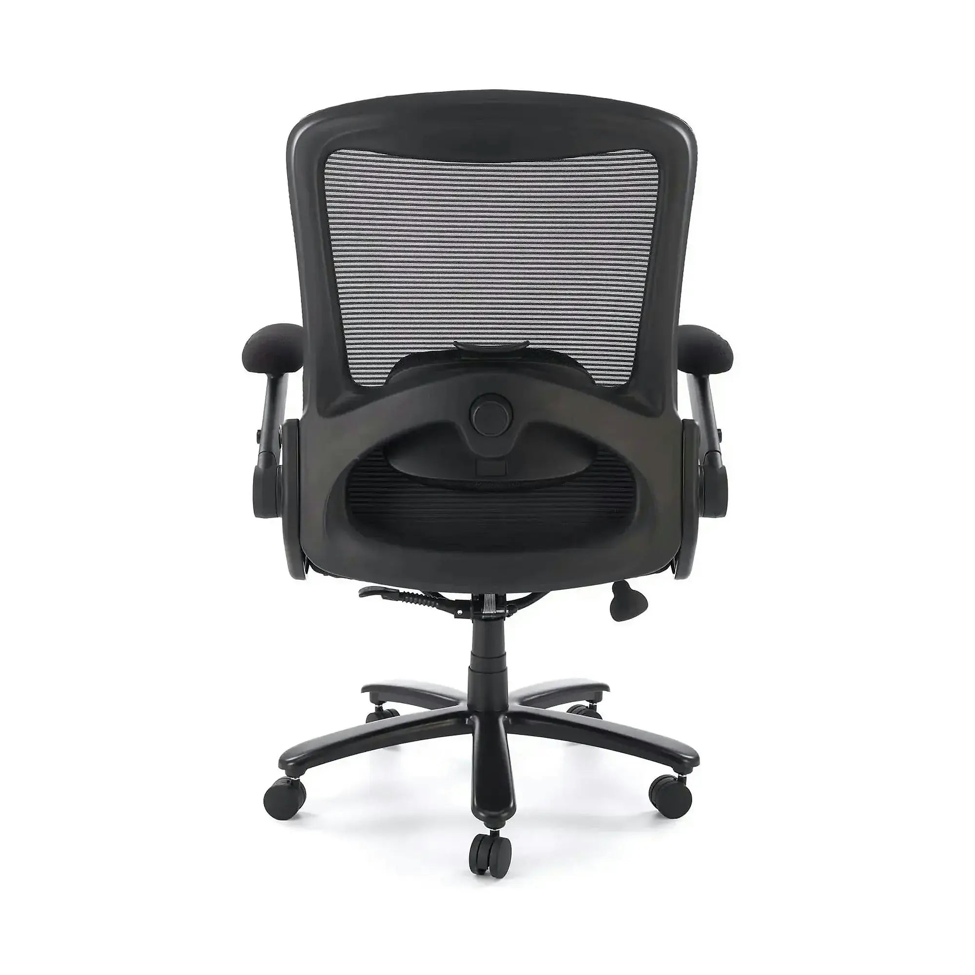 Scaun birou CYBORG, negru, stofa clasica/metal, 80x74x111/117 cm