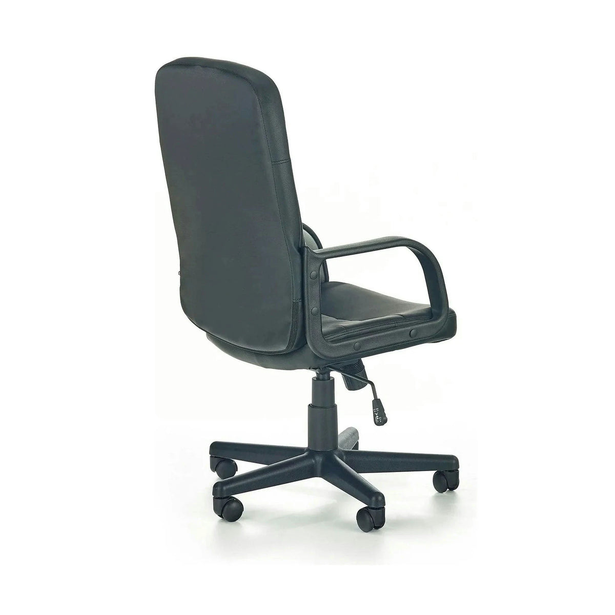 Scaun birou DENZEL, negru, piele ecologica, 58x60x100/110 cm
