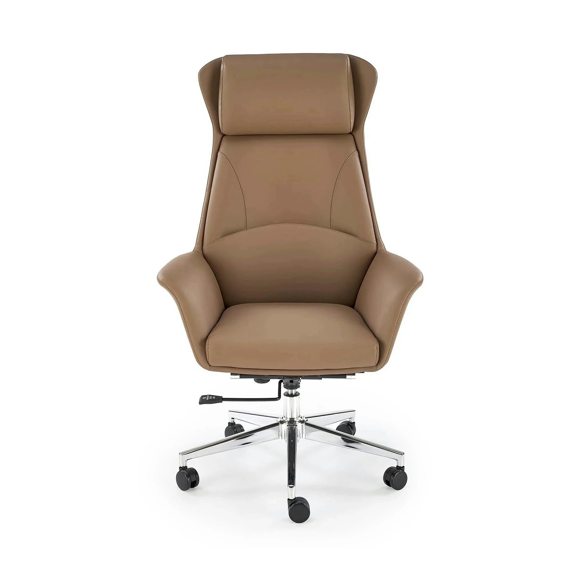 Scaun birou EDERSON, cappuccino, piele ecologica/metal, 76x65x125/131 cm