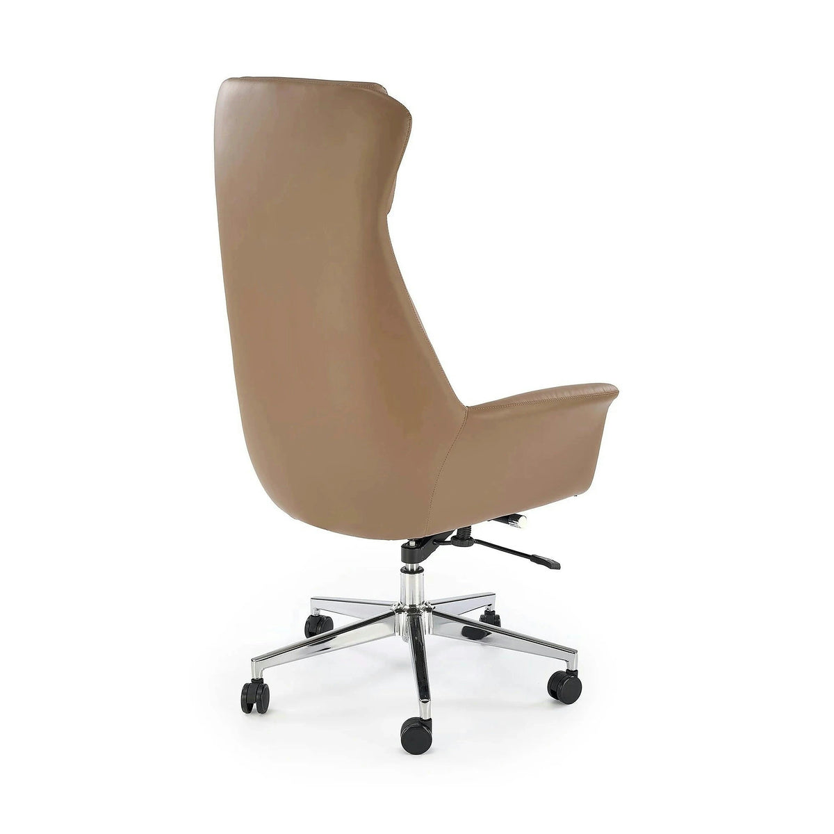 Scaun birou EDERSON, cappuccino, piele ecologica/metal, 76x65x125/131 cm