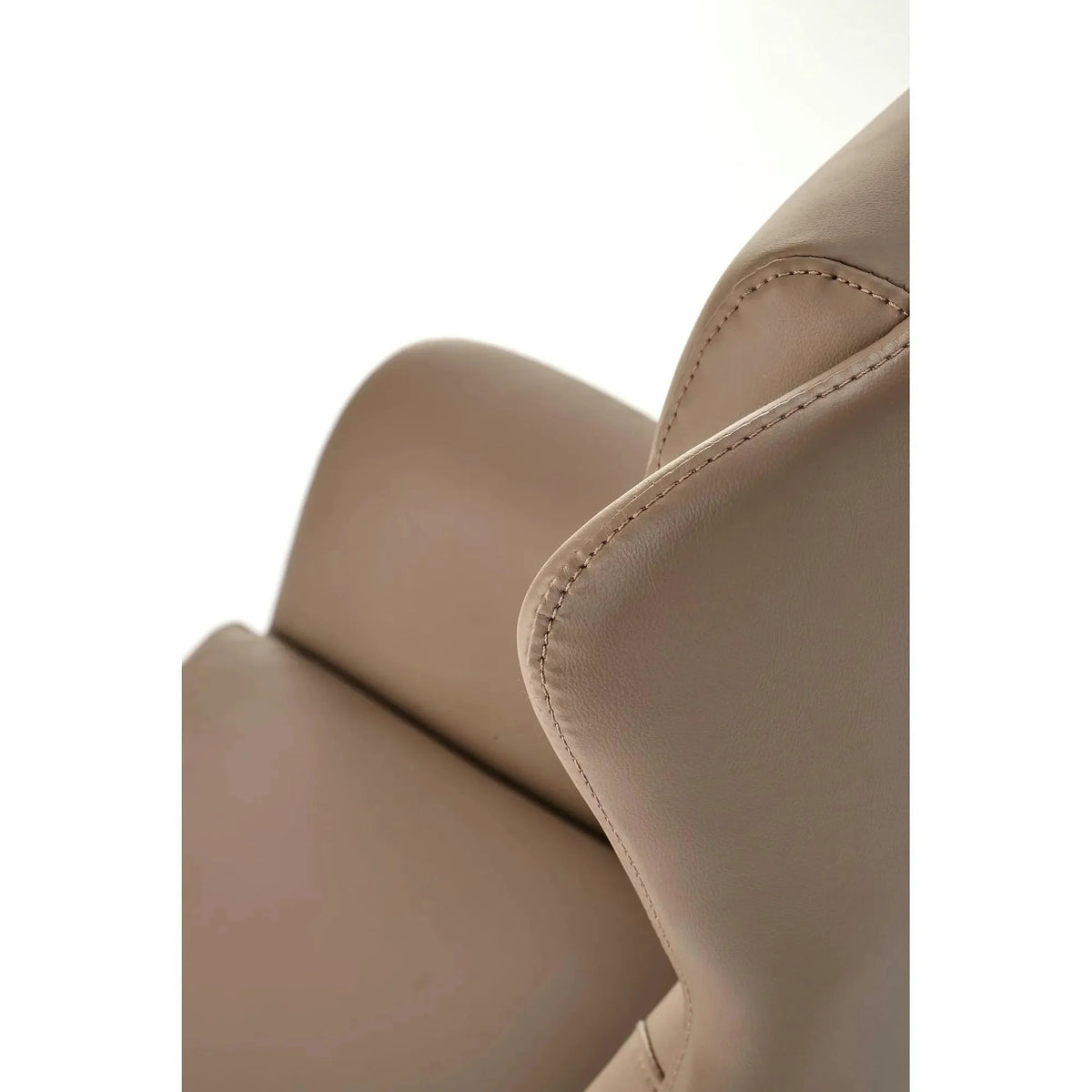 Scaun birou EDERSON, cappuccino, piele ecologica/metal, 76x65x125/131 cm