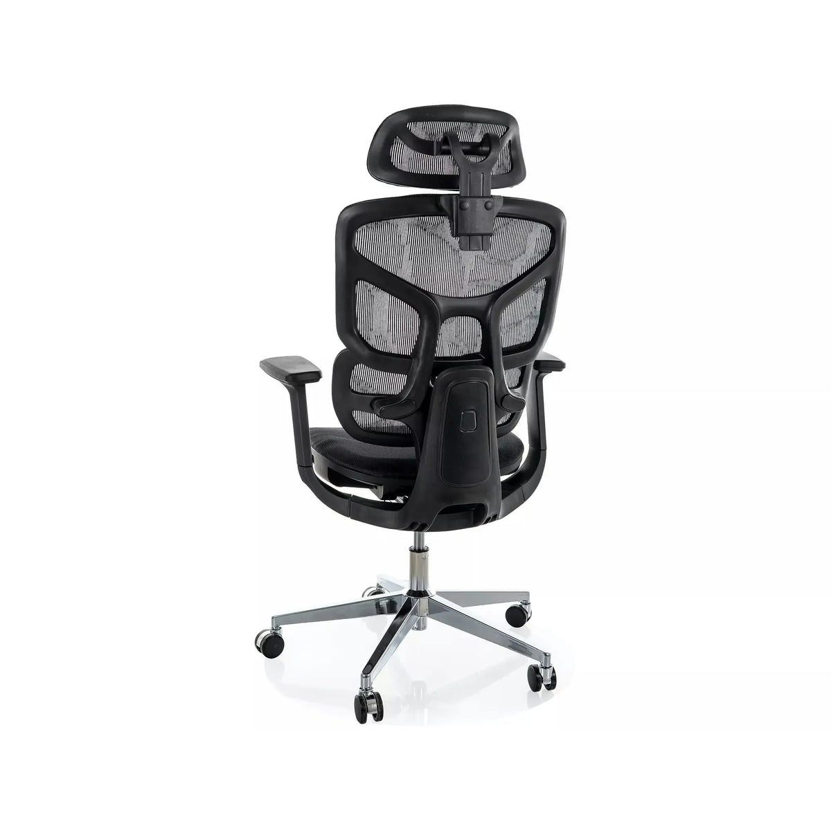 Scaun birou EQ-1, negru, plasă, 71x48x112 cm