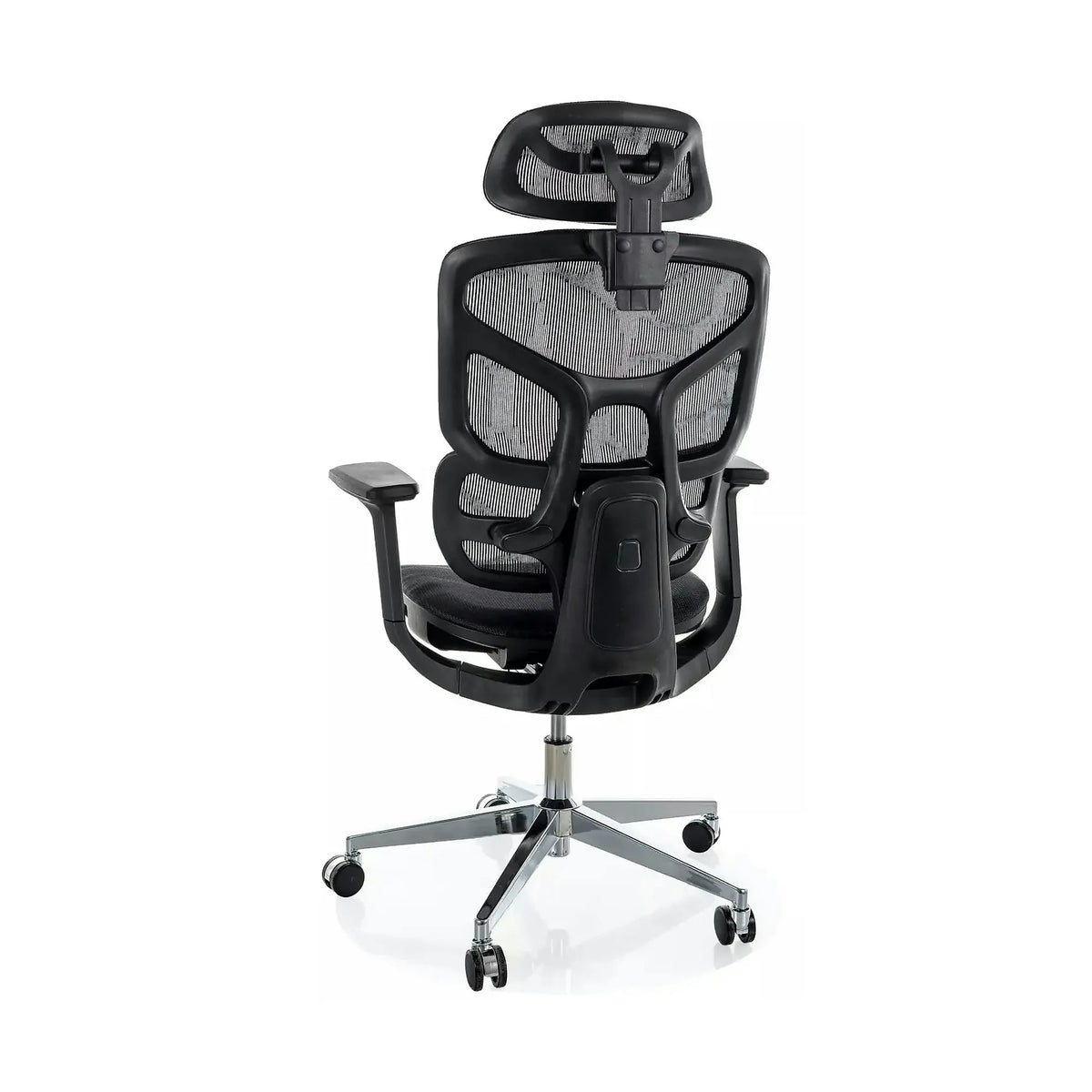 Scaun birou EQ-1, negru, plasă, 71x48x112 cm